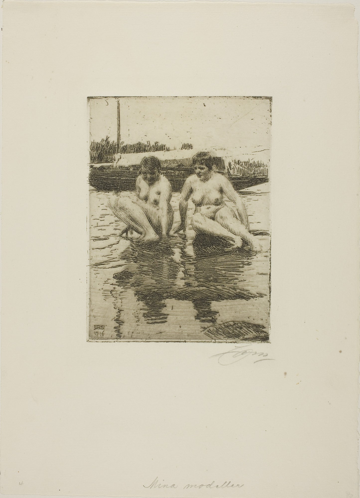 My Models - Anders Zorn, Poster Print Wall Art