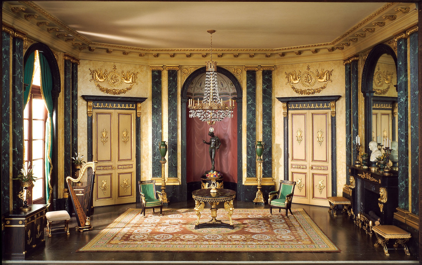 E-26 - French Anteroom of the Empire Period, c. 1810 - Mrs. James Ward Thorne, Poster Print Wall Art