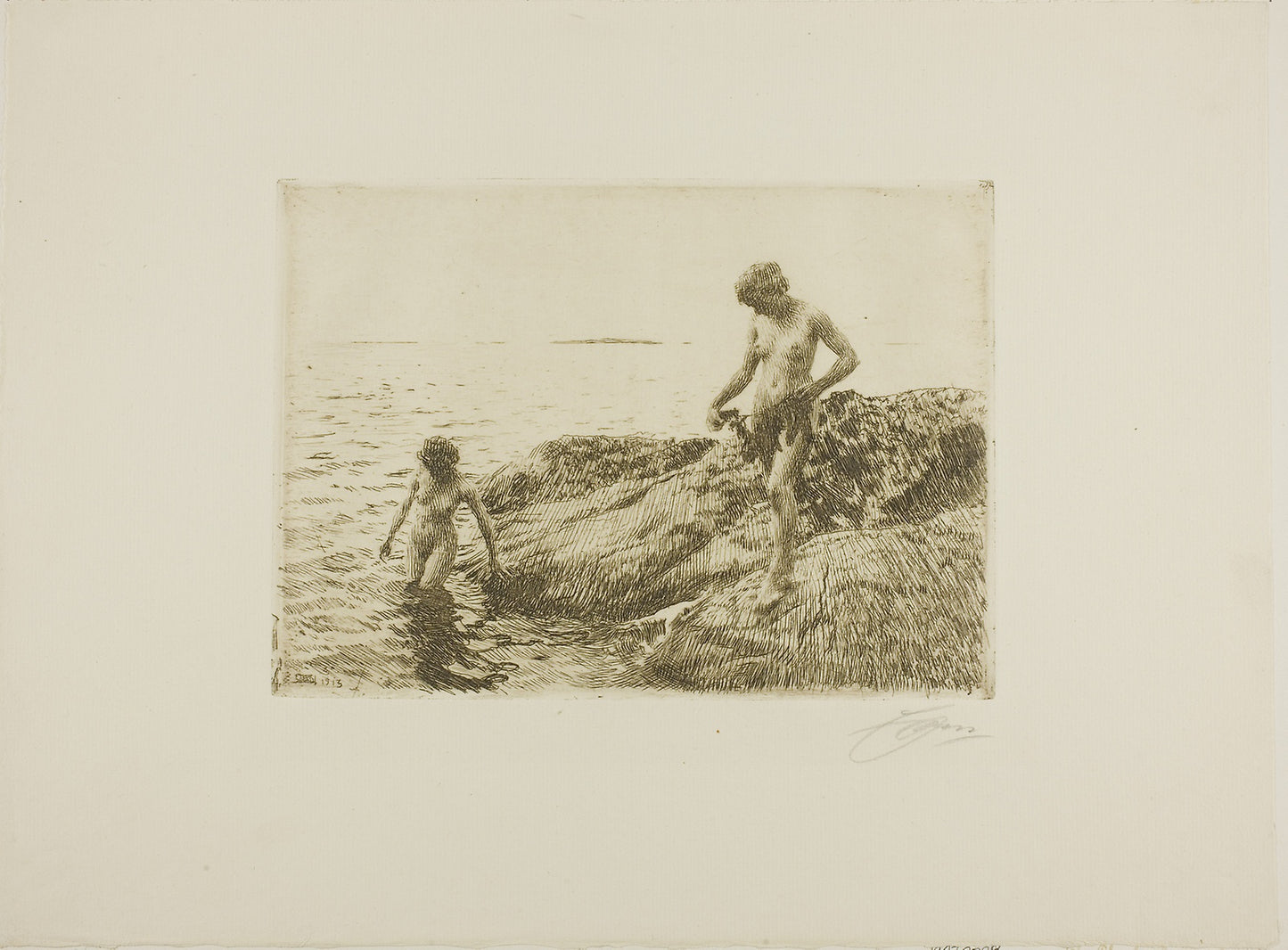 Seaward Skerries - Anders Zorn, Poster Print Wall Art