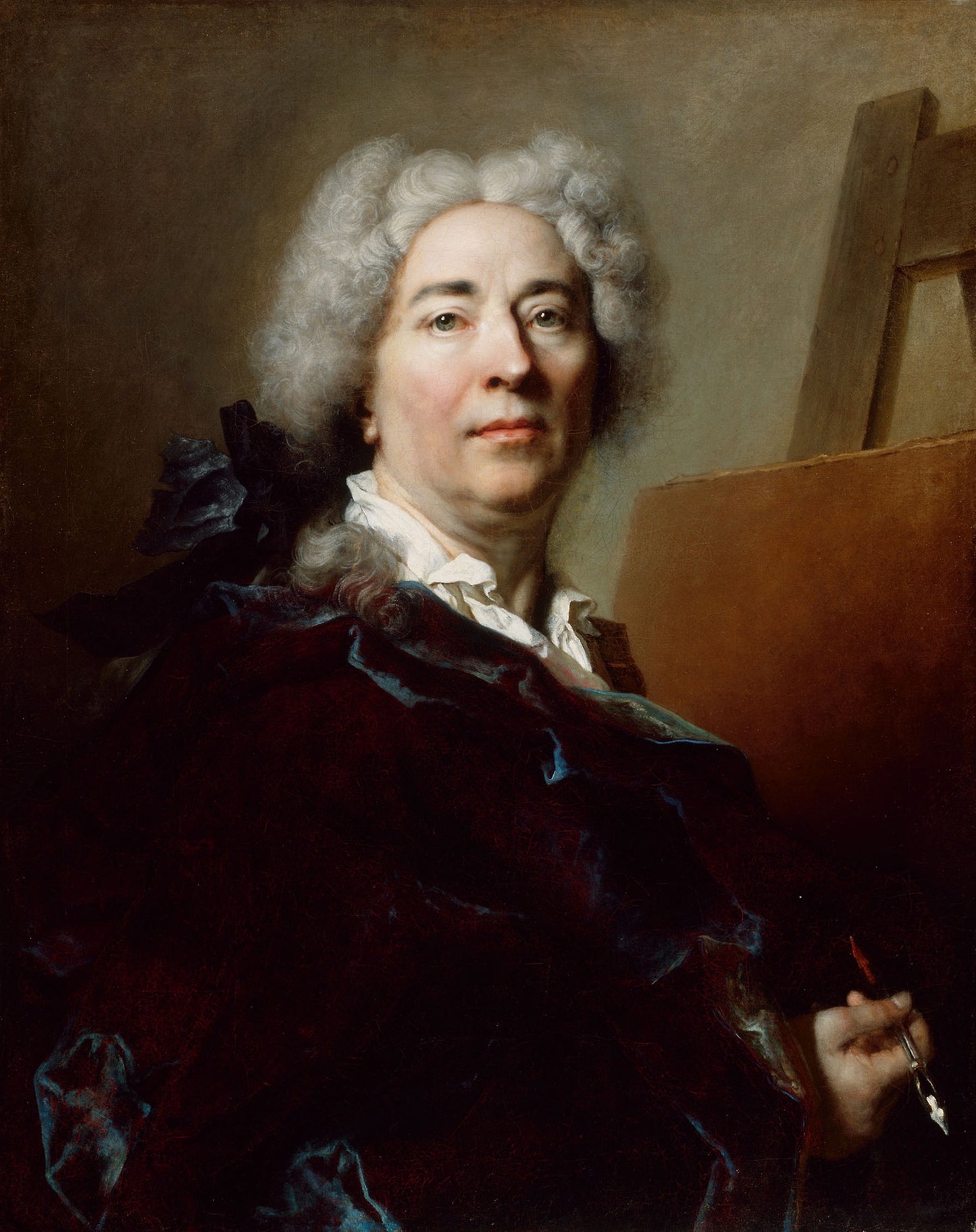 Self-Portrait - Nicolas de Largillière, Poster Print Wall Art