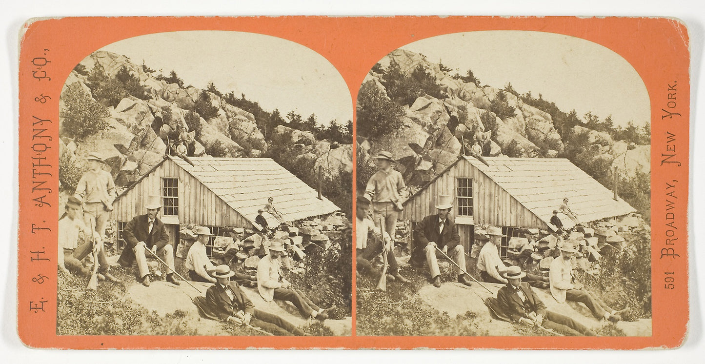 Group on Summit of the Mountain - Anthony & Company, Poster Print Wall Art