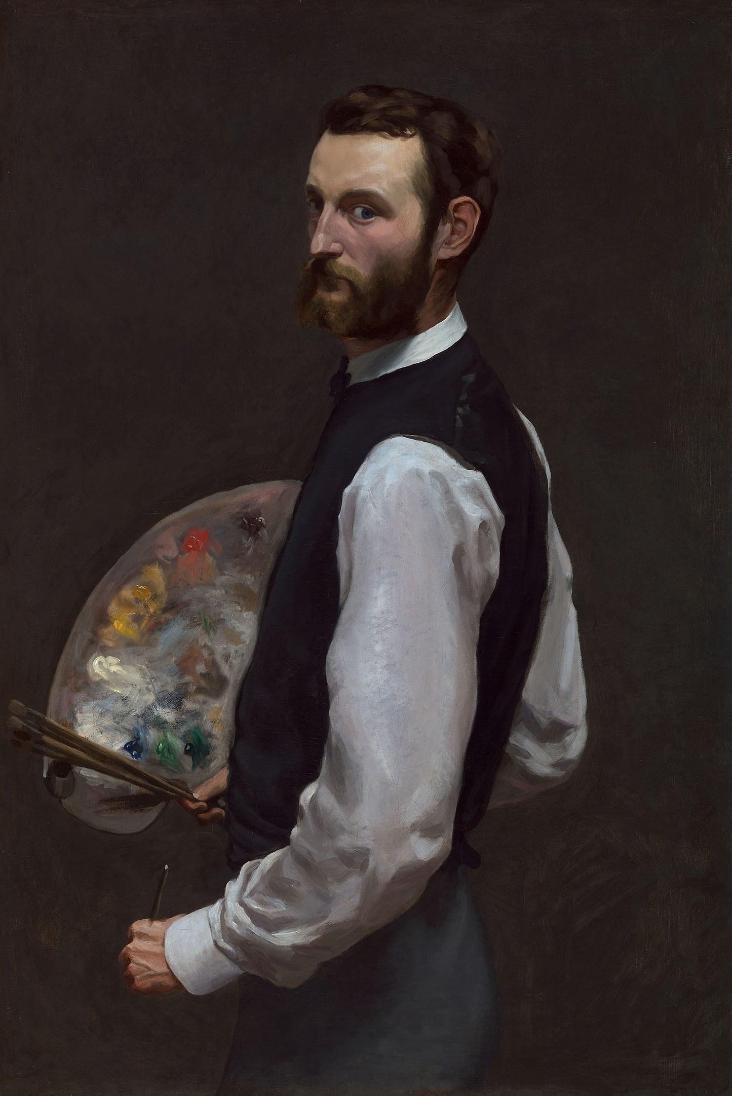 Self-Portrait - Frédéric Bazille, Poster Print Wall Art