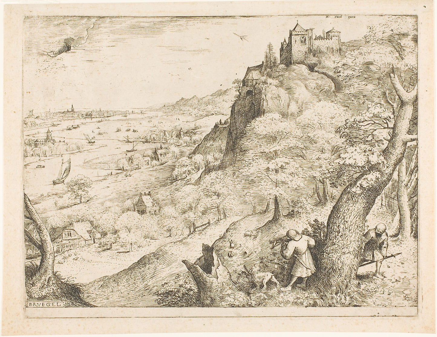The Hare Hunters - Pieter Bruegel, the elder, Poster Print Wall Art