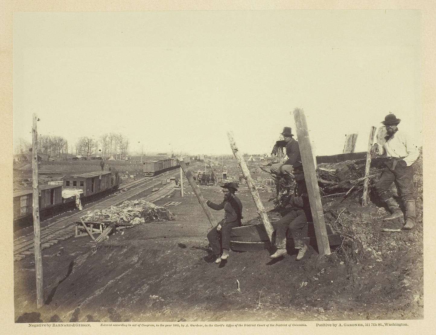 Manassas Junction - Barnard and Gibson , Poster Print Wall Art