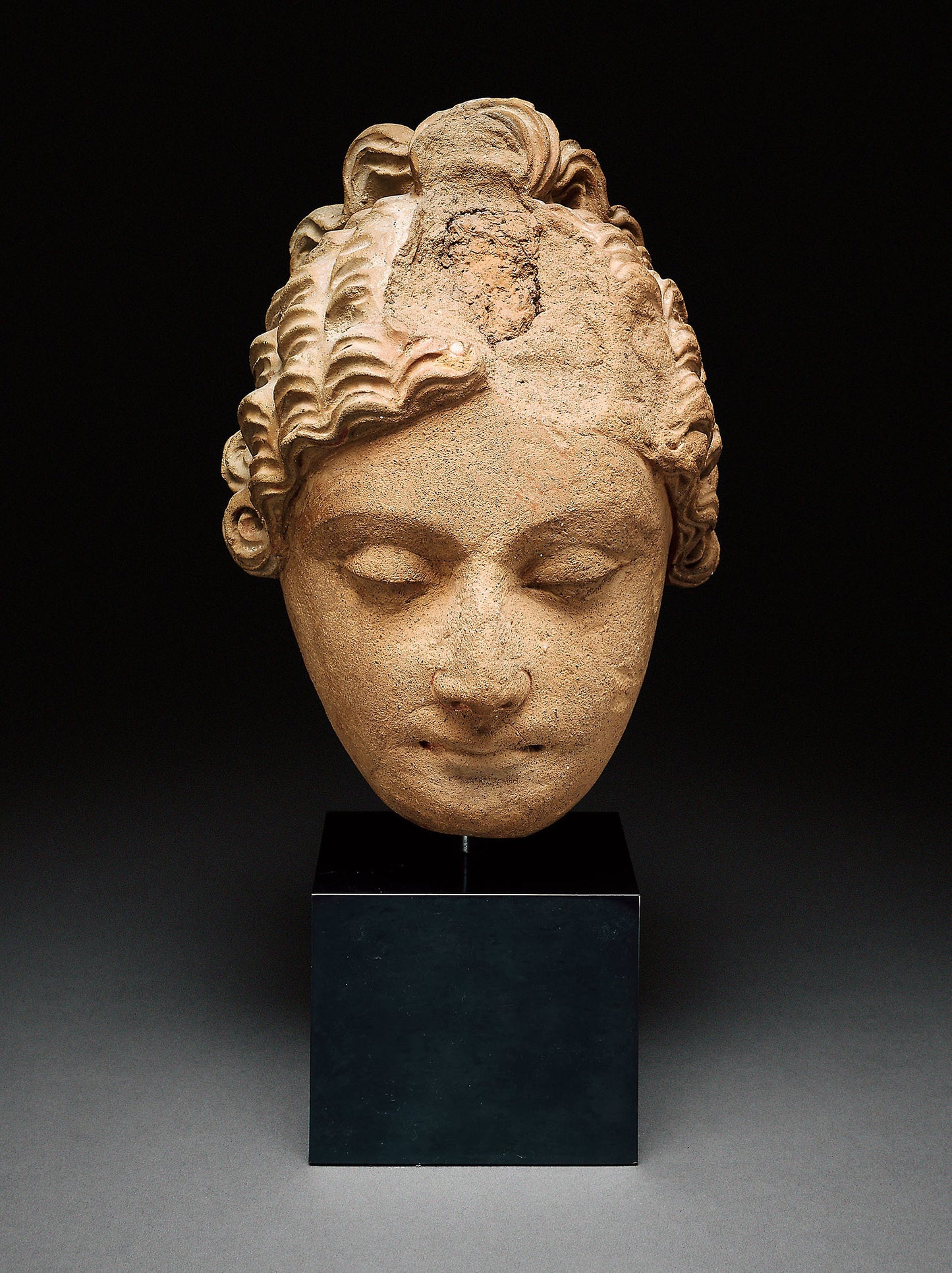 Head of an Adorant - Afghanistan or Pakistan, Poster Print Wall Art