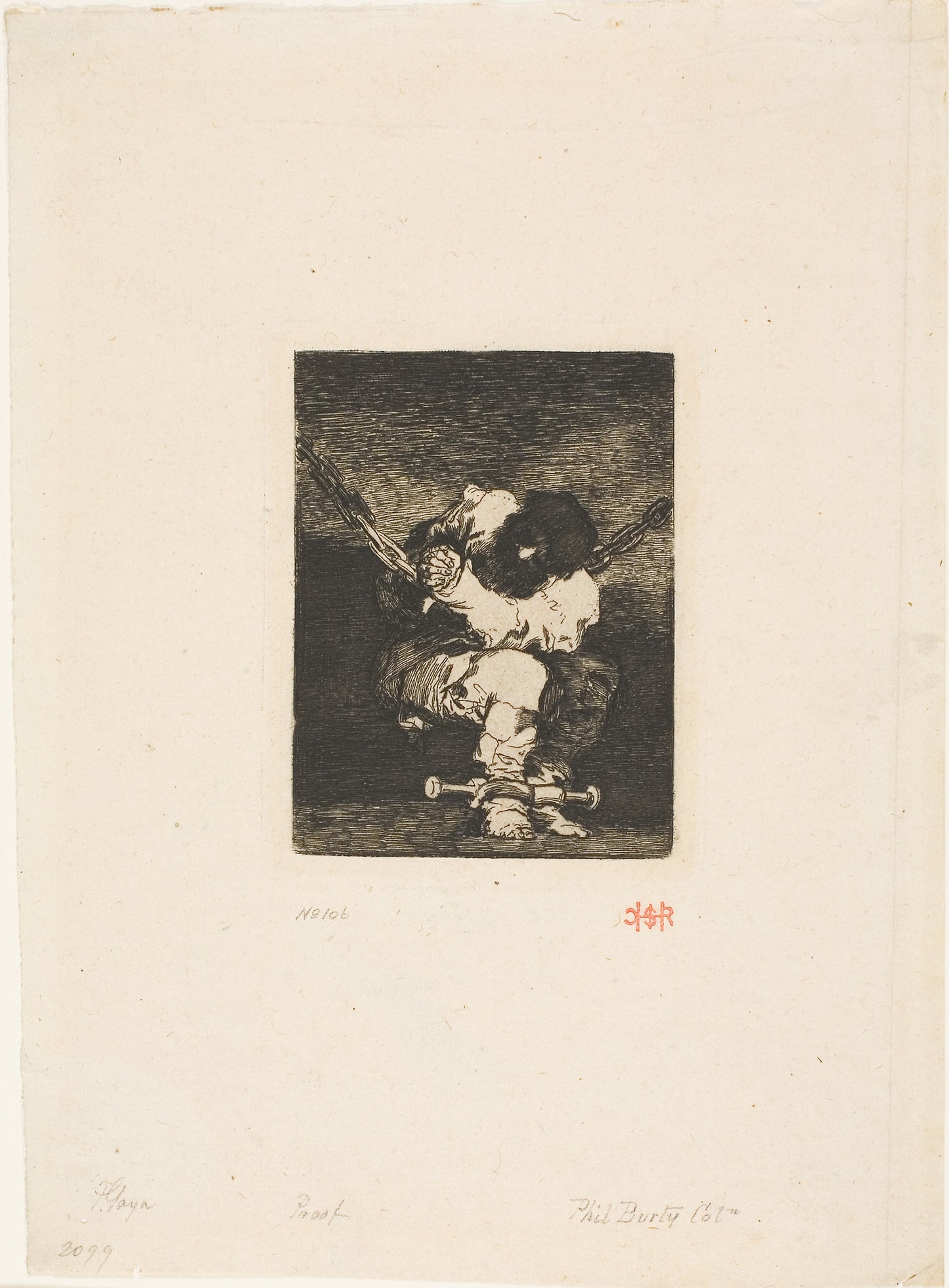 The custody is as barbarous as the crime, from The Disasters of War - Francisco José de Goya y Lucientes, Poster Print Wall Art