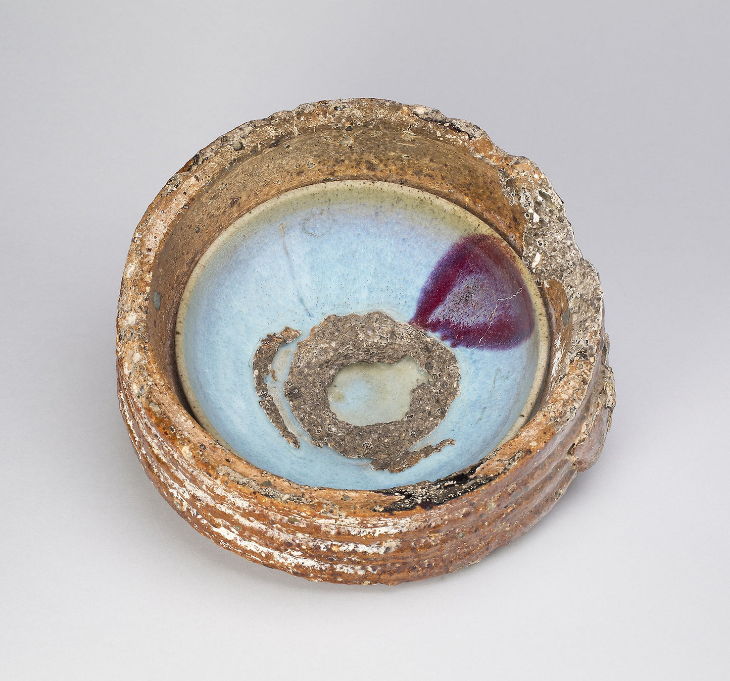 Bowl in Saggar - China, Poster Print Wall Art