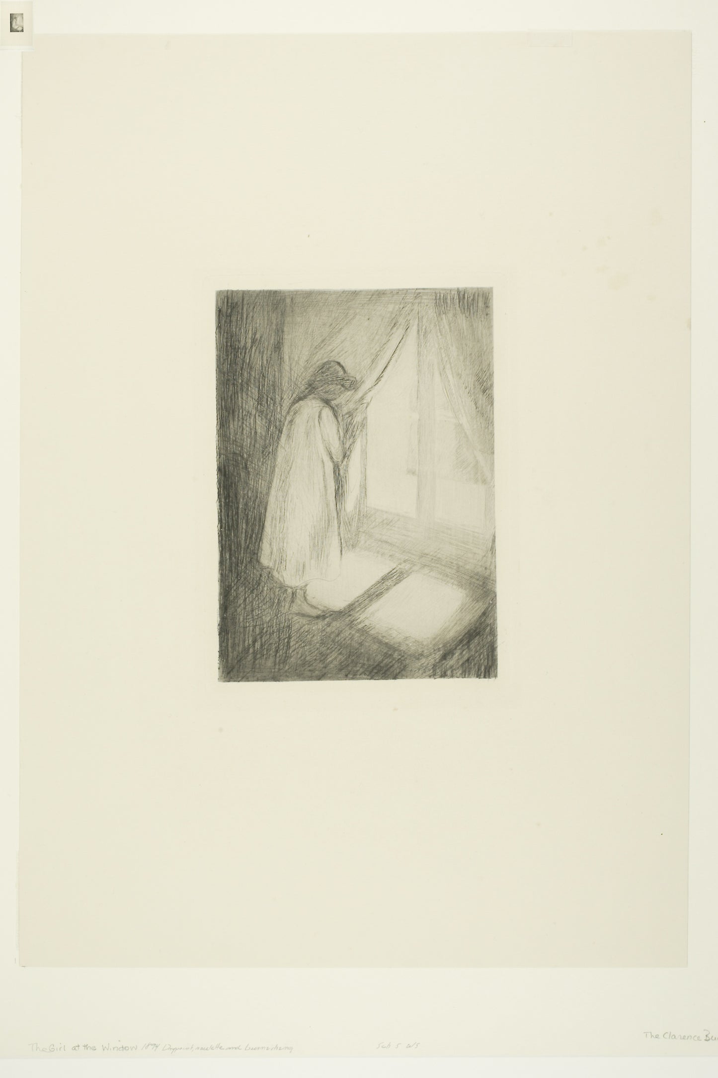 The Girl at the Window - Edvard Munch, Poster Print Wall Art