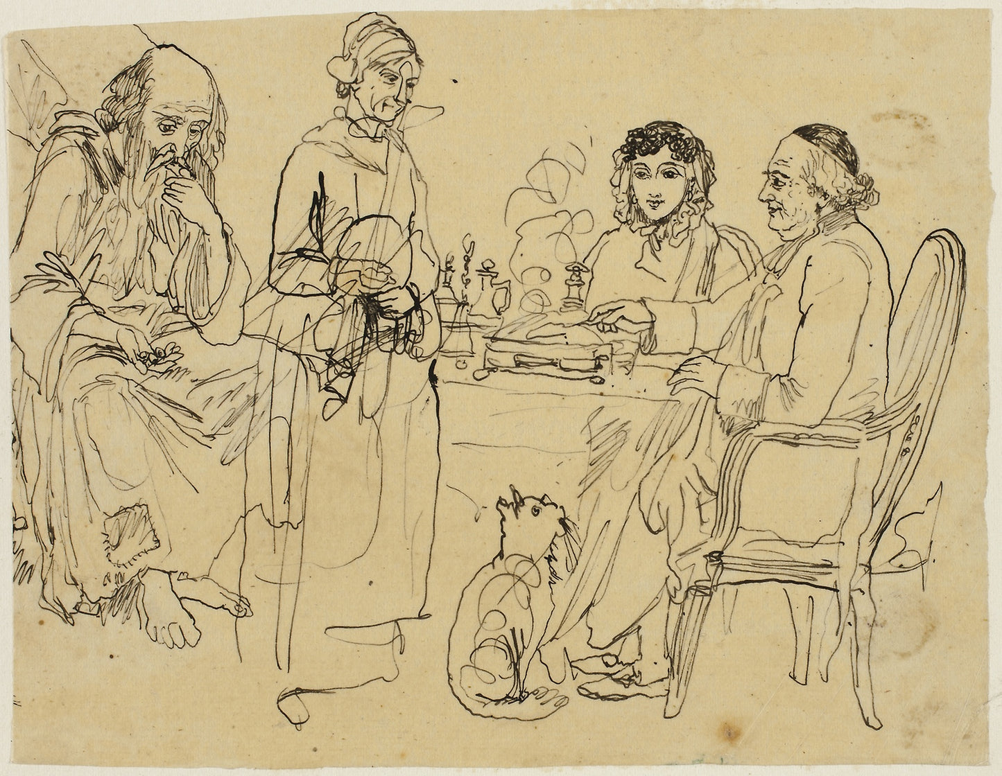 Alms to the Poor - Rodolphe Bresdin, Poster Print Wall Art