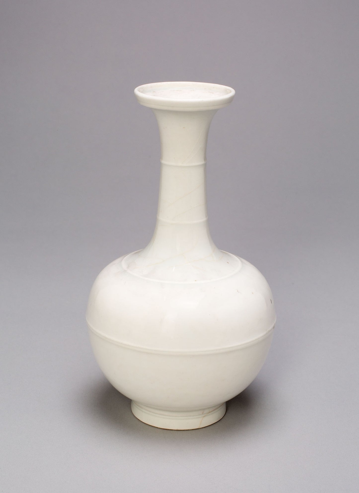 Bottle-Shaped Vase with Encircling Ribs - China, Poster Print Wall Art