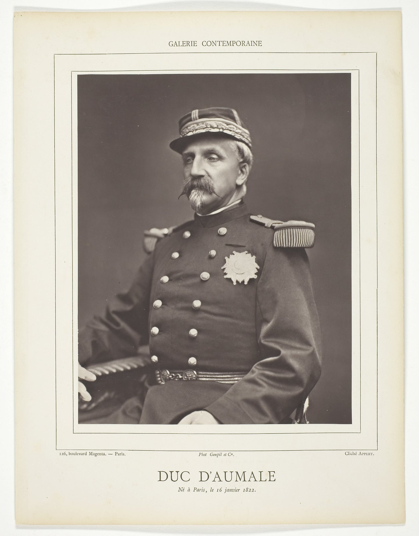 Duc D'amuale - Appert, Poster Print Wall Art