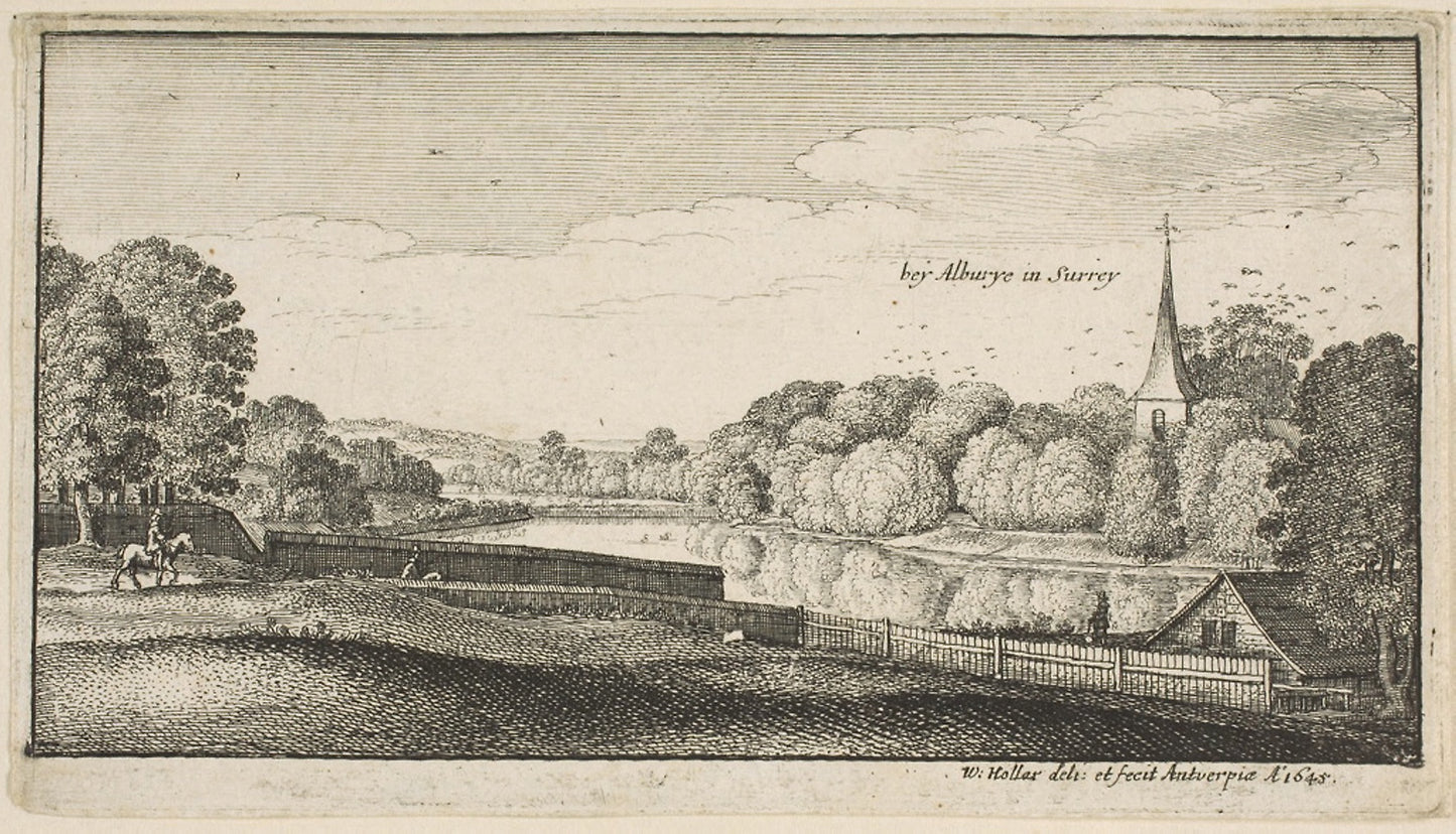 Near Albury - Wenceslaus Hollar, Poster Print Wall Art
