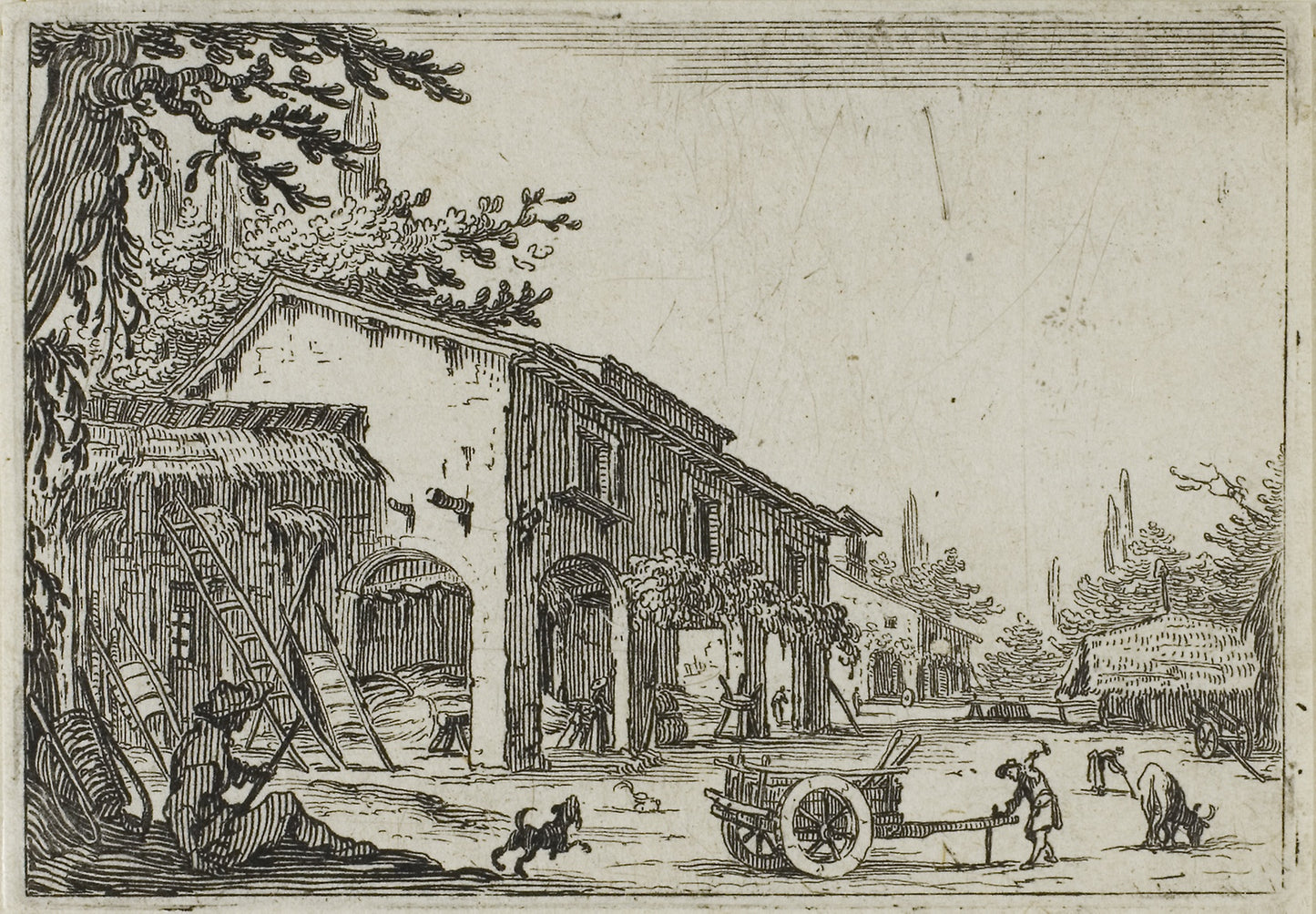 The Factory, from The Caprices - Jacques Callot, Poster Print Wall Art