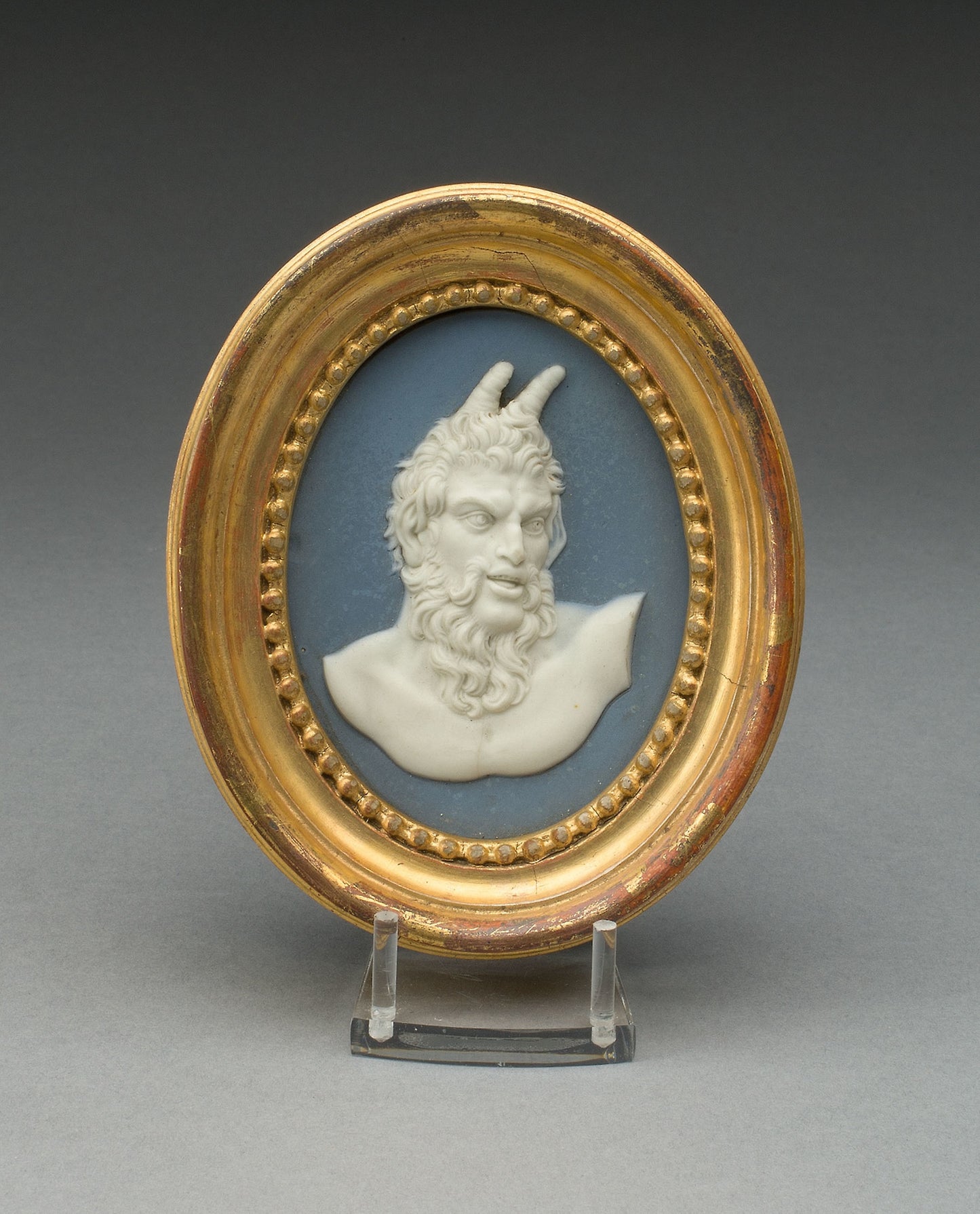 Plaque with Head of a Satyr - Wedgwood Manufactory, Poster Print Wall Art