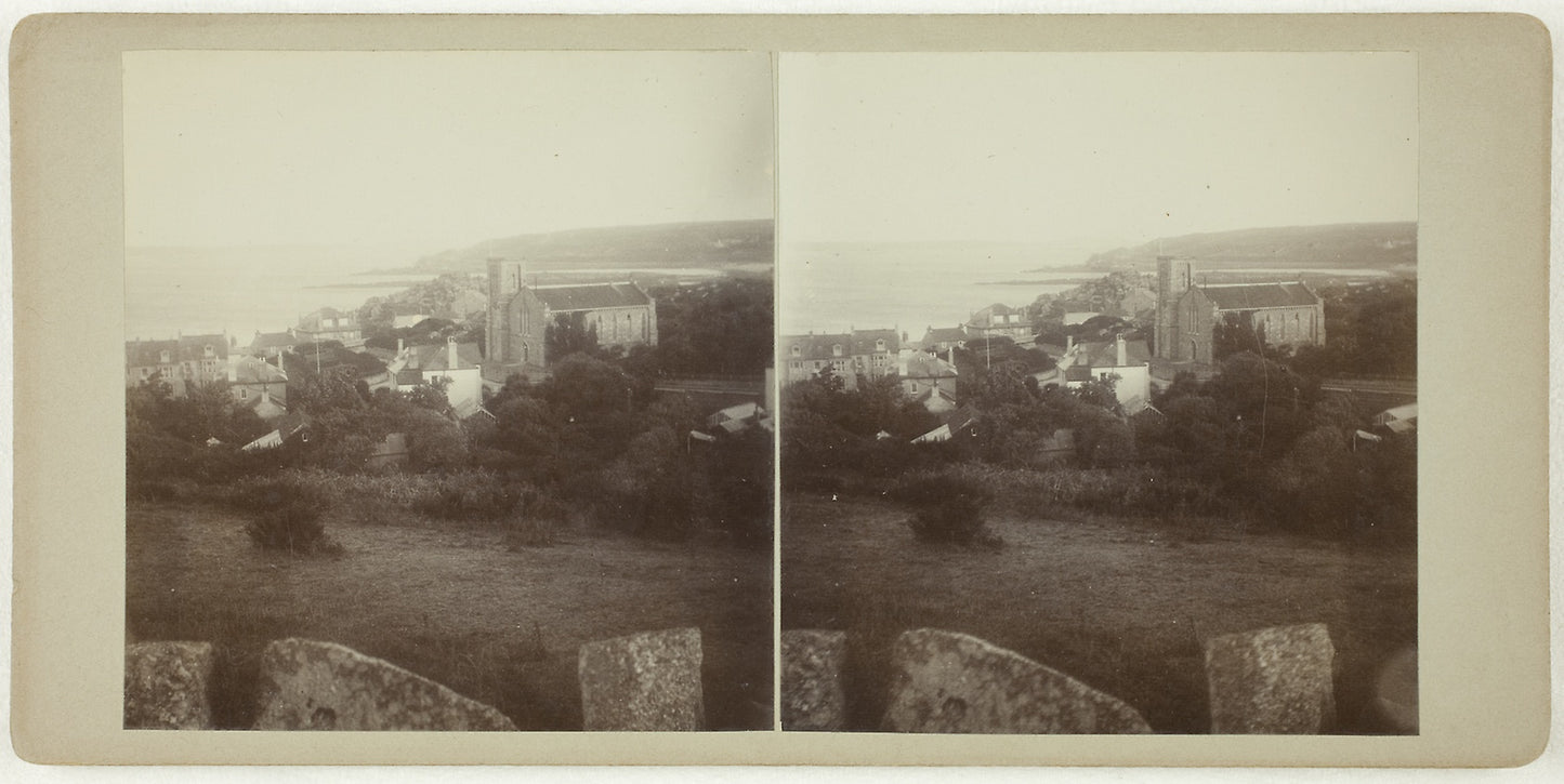 Untitled (St. Mary's, Scilly, Hugh Town) - Artist unknown, Poster Print Wall Art