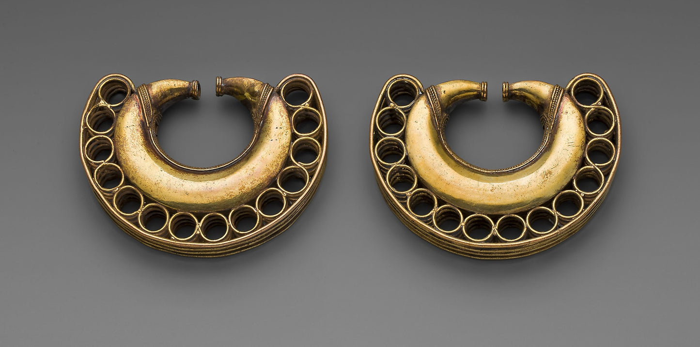 Pair of Earrings - Tairona, Poster Print Wall Art