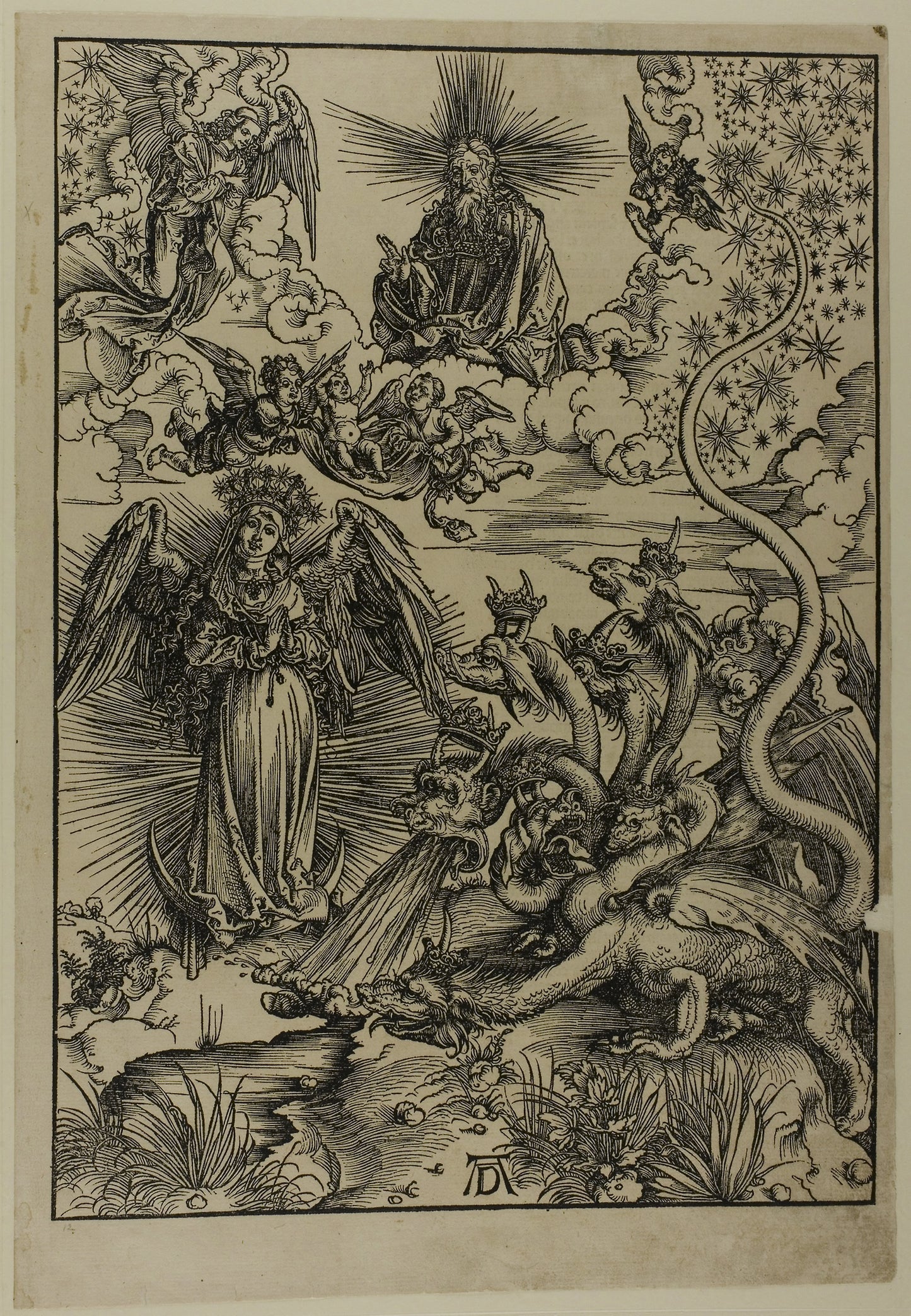 The Apocalyptic Woman, from The Apocalypse - Albrecht Dürer, Poster Print Wall Art
