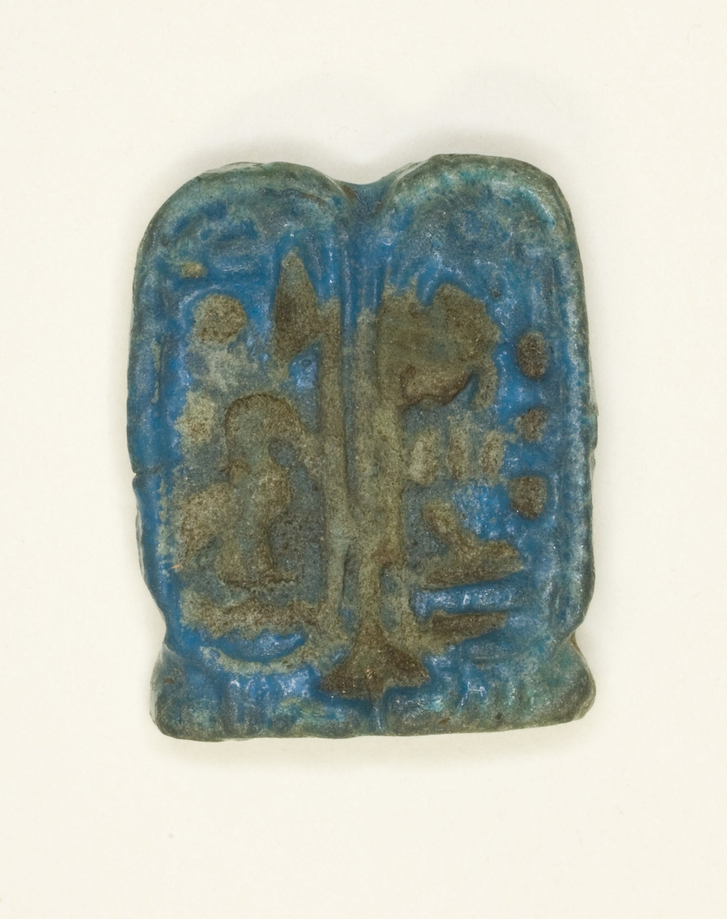 Amulet - Double Cartouche of King Akhenaton - Egyptian, Poster Print Wall Art