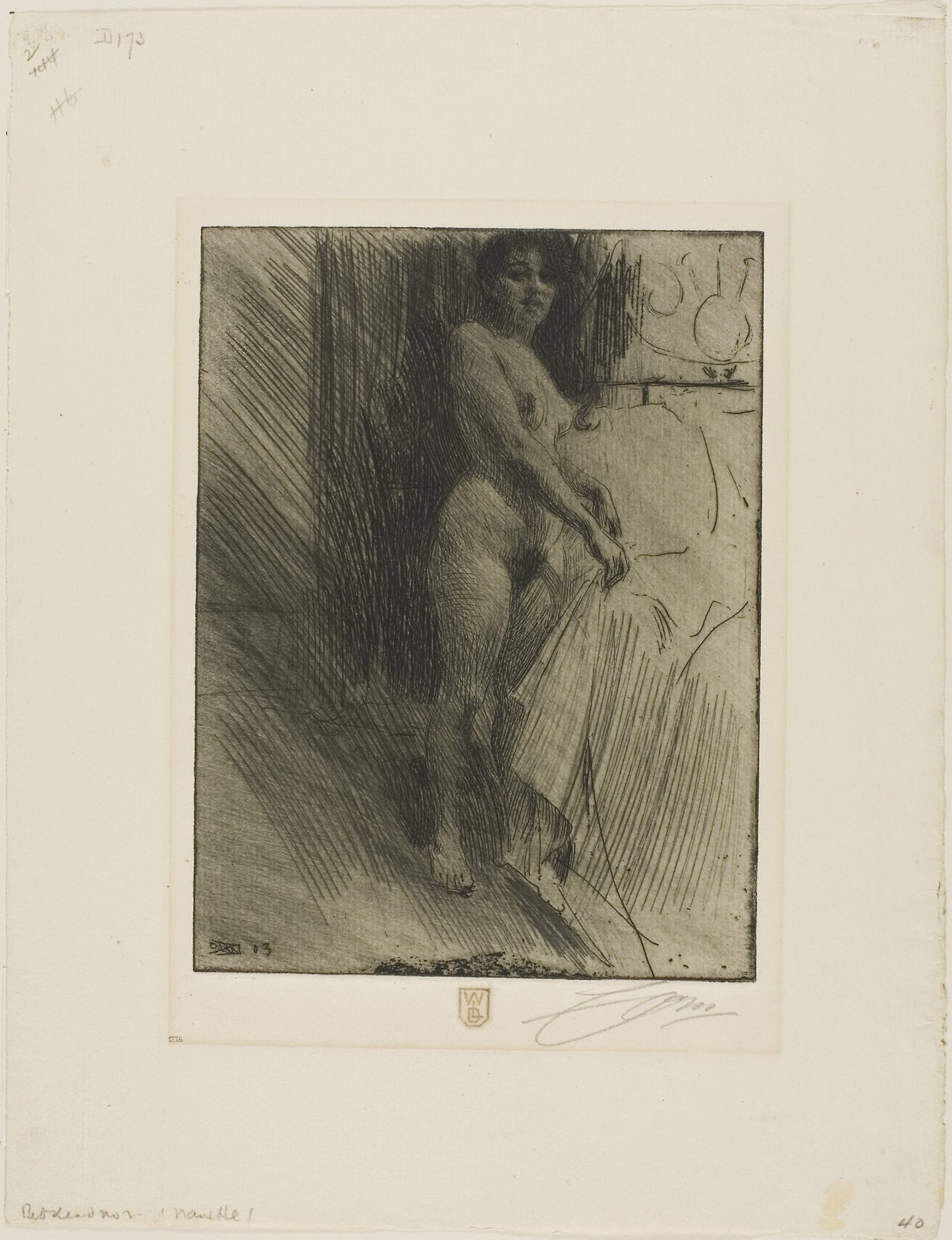 Nanette - Anders Zorn, Poster Print Wall Art