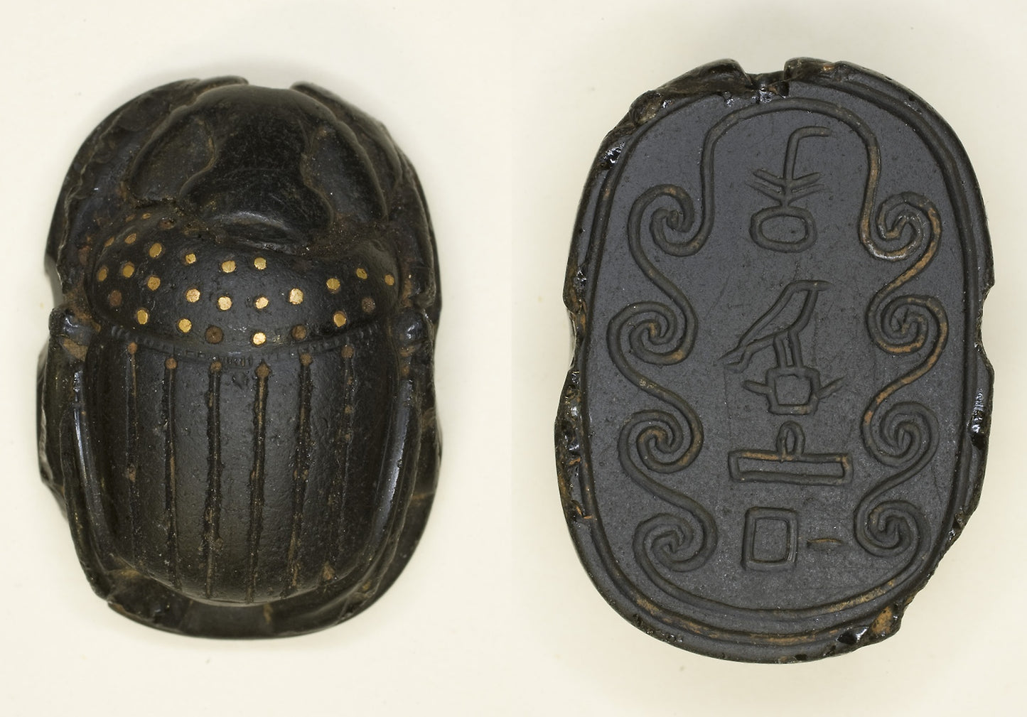 Scarab - Title and Personal Name (?) - Egyptian, Poster Print Wall Art