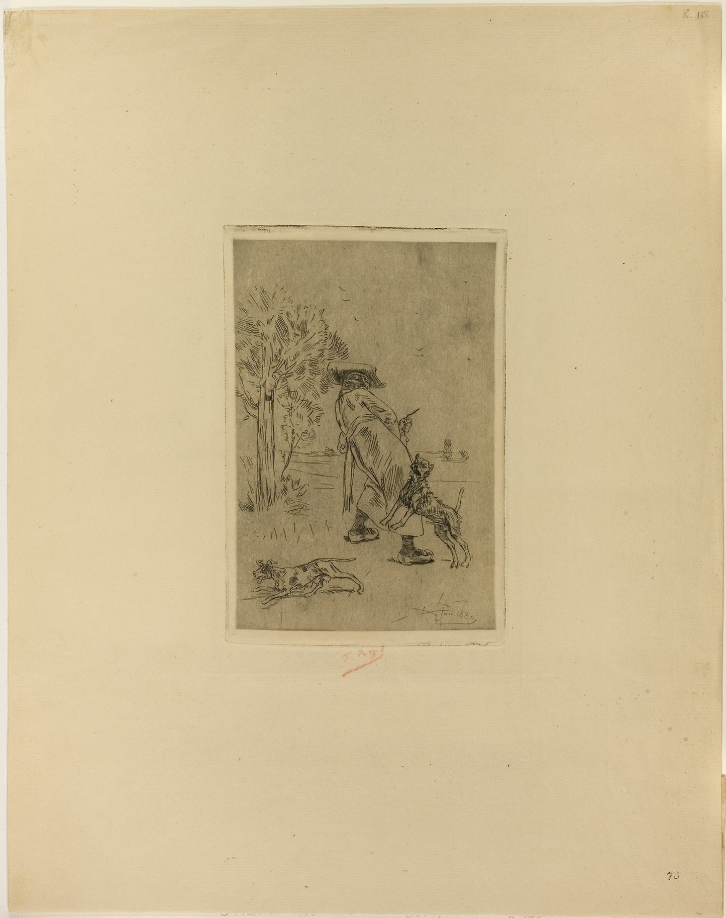 Taking Tea - Félicien Rops, Poster Print Wall Art