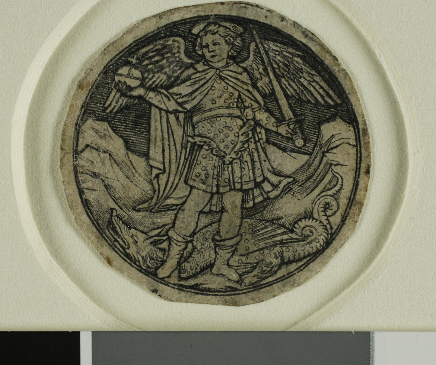 Saint Michael: Artist unknown, Poster Print Wall Art