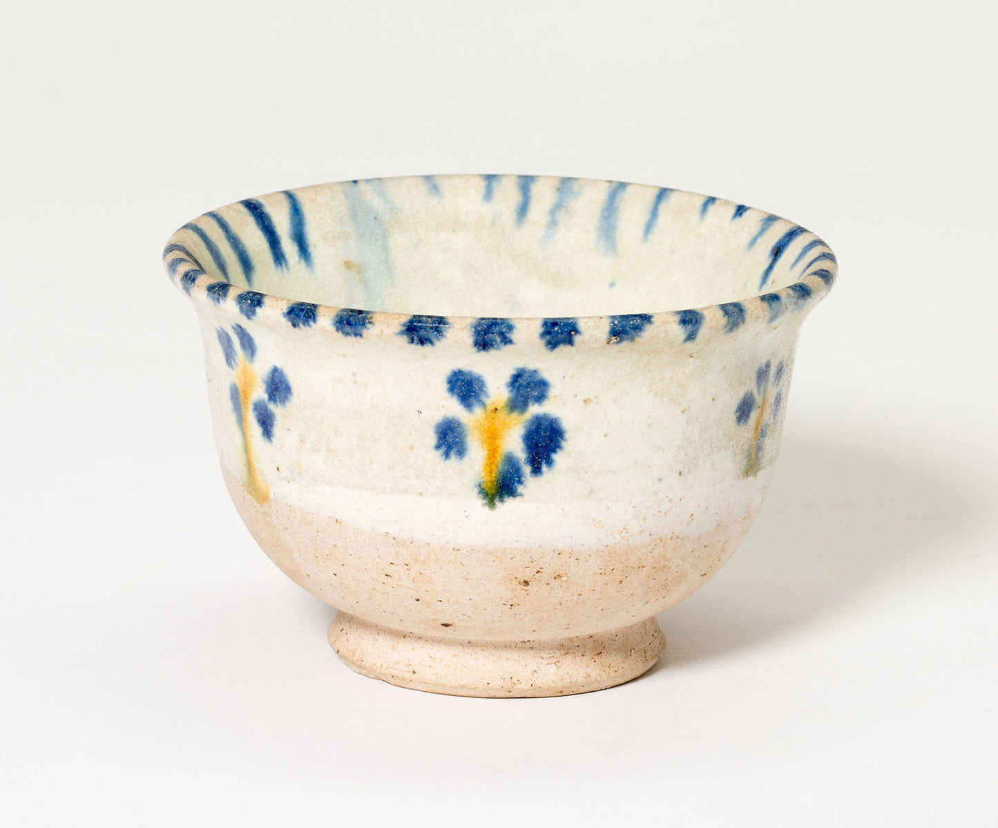 Cup with Streaks and Stylized Florets - China, Poster Print Wall Art