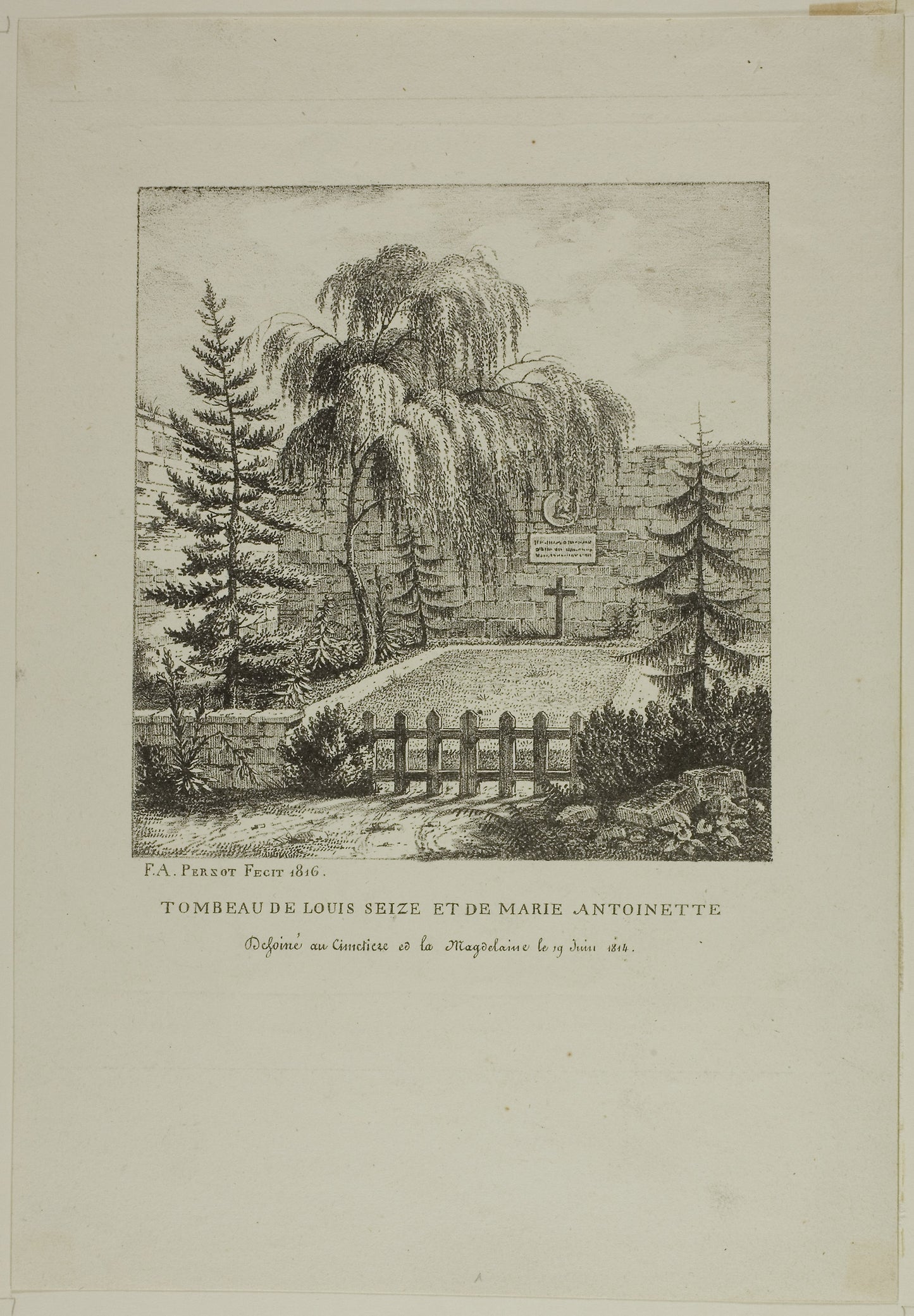 Tomb of Louis XVI - François Alexandre Pernot, Poster Print Wall Art