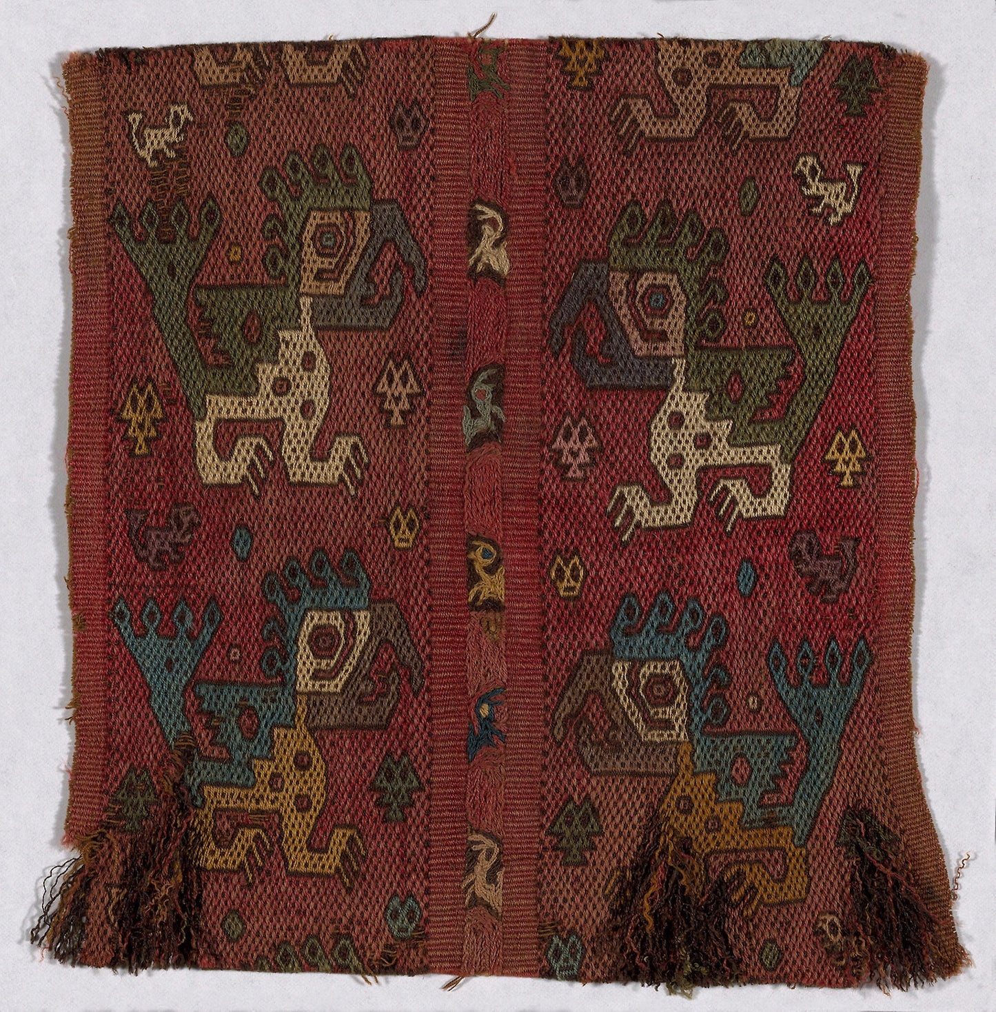 Fragment - Probably central coast, Peru, Poster Print Wall Art