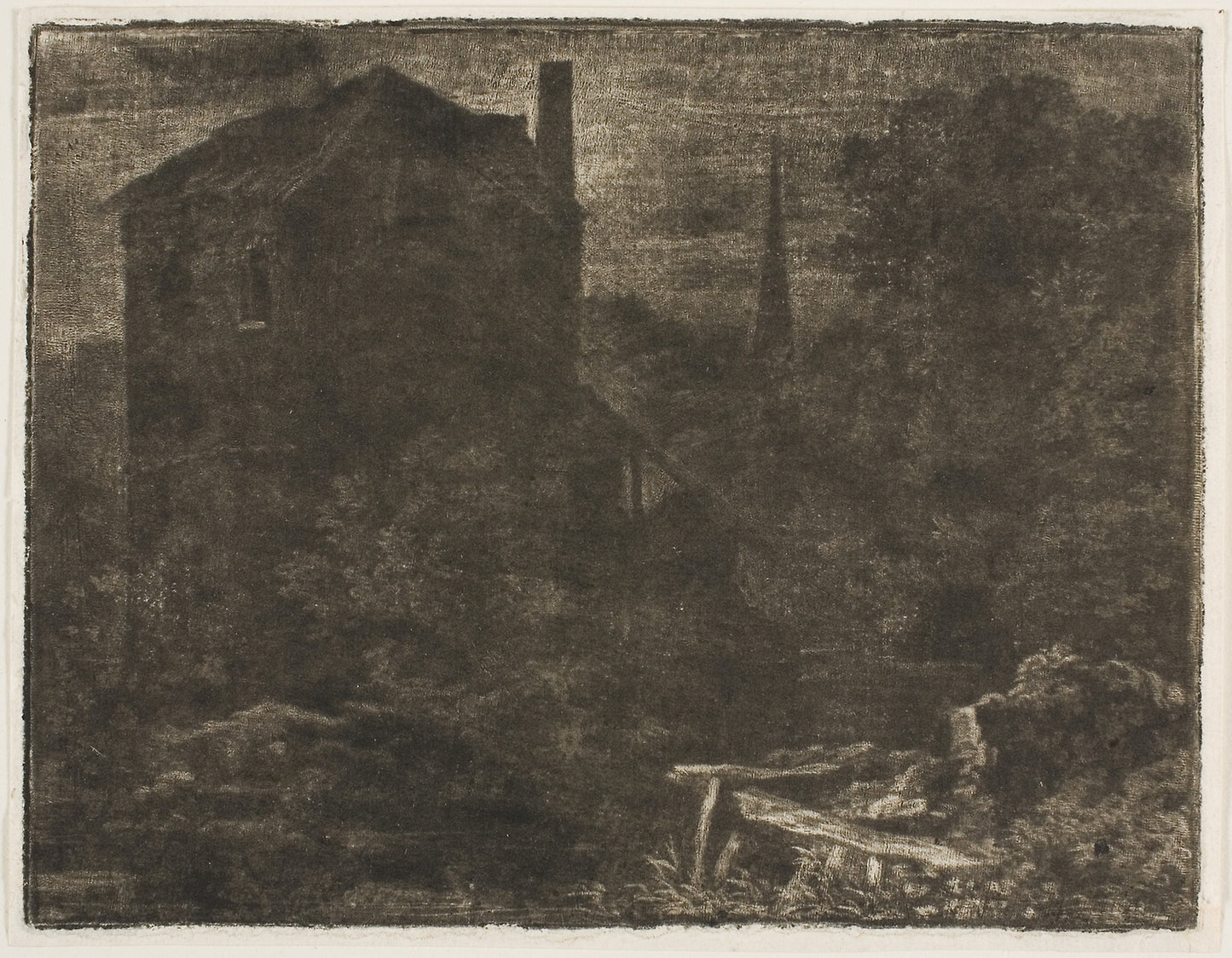 Landscape in the Dark Manner - Allart van Everdingen, Poster Print Wall Art