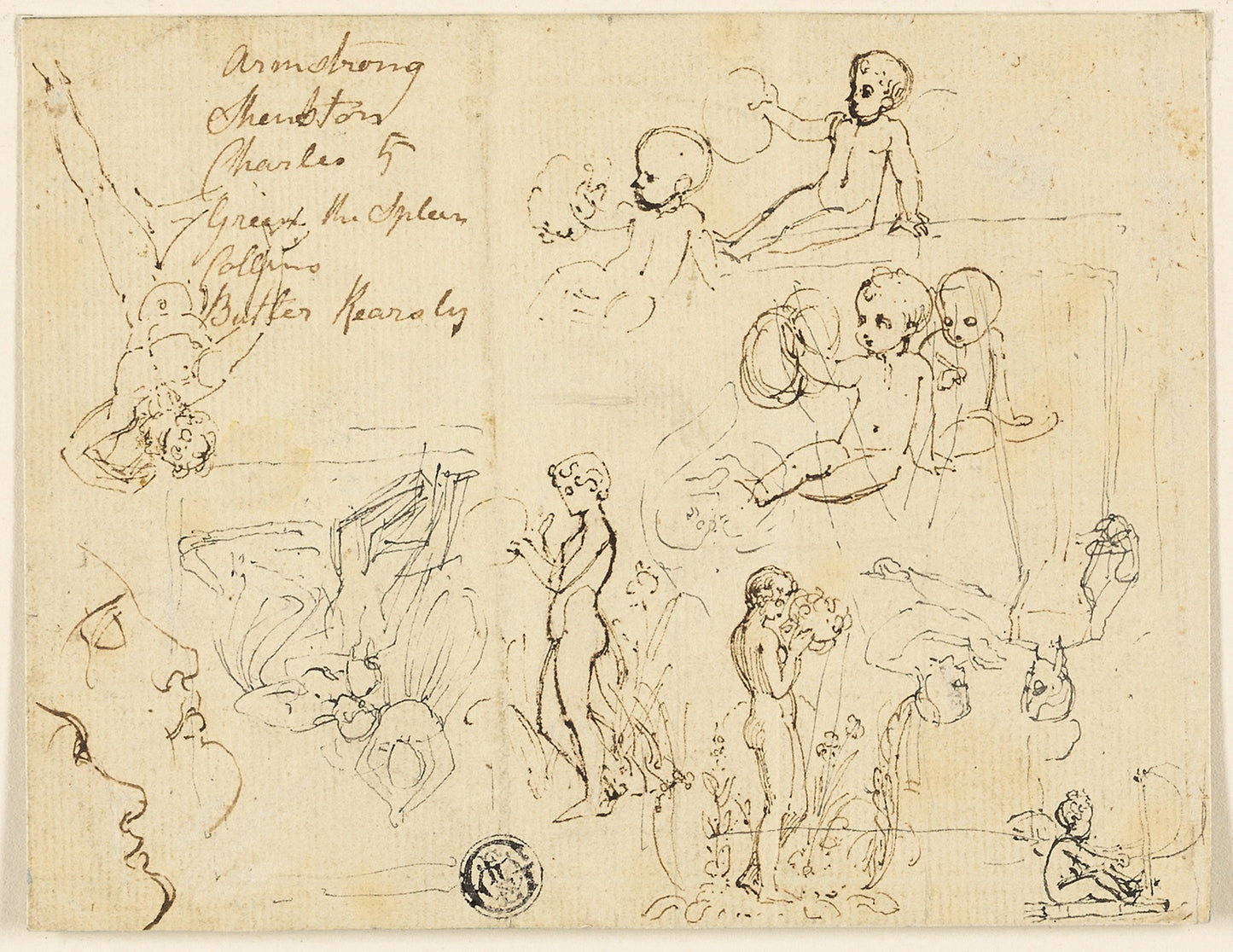 Sketches for Samuel Rogers' Poetry - Thomas Stothard, Poster Print Wall Art