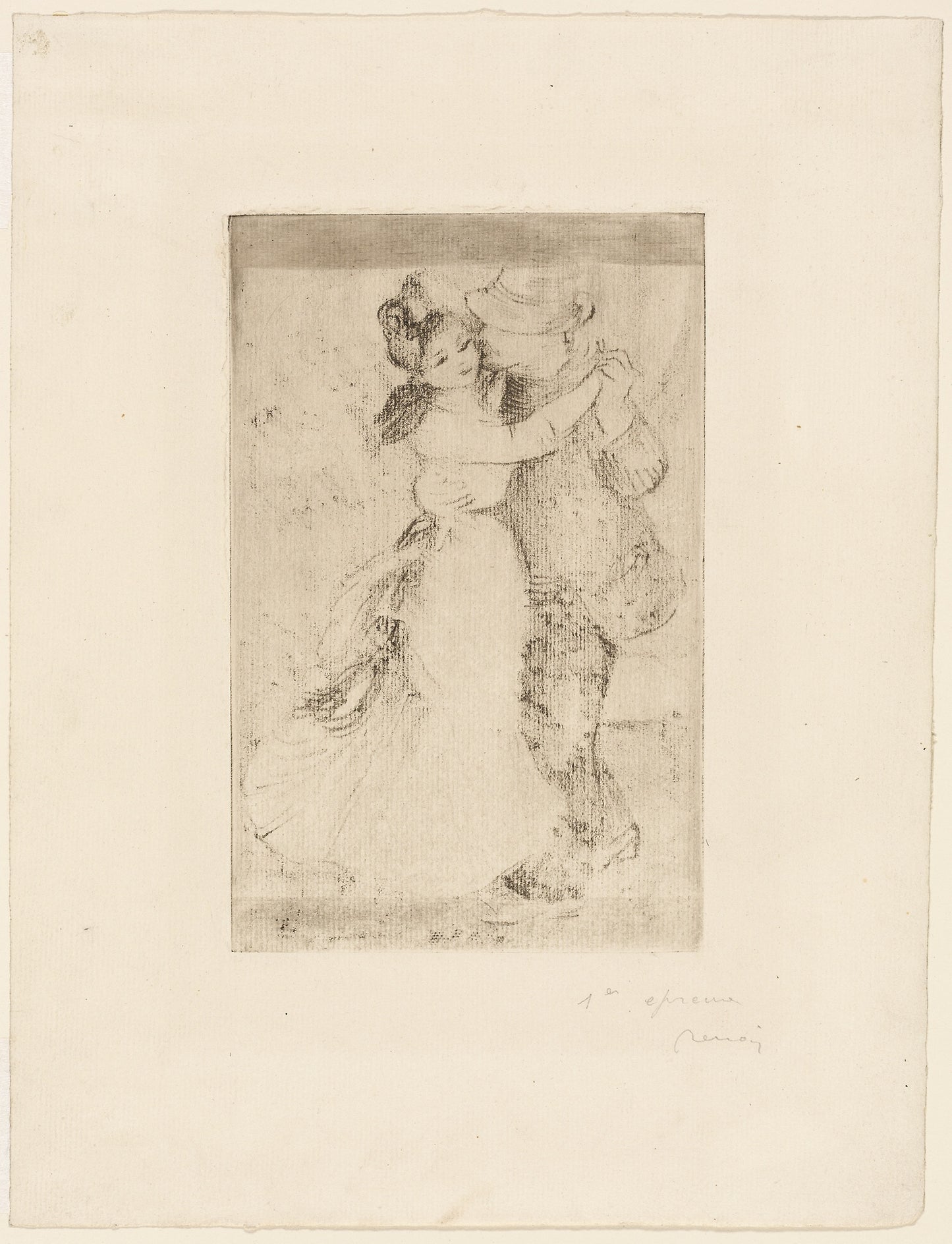 Dance in the Country: Pierre Auguste Renoir,16x12"(A3) Poster