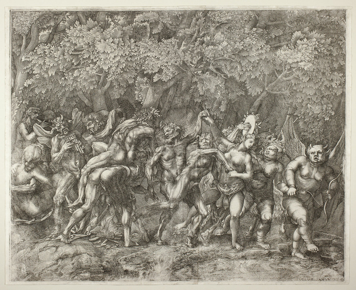 Bacchanal - Giulio Sanuto, Poster Print Wall Art