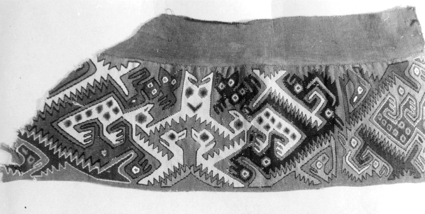 Fragment - Probably north coast, Peru, Poster Print Wall Art