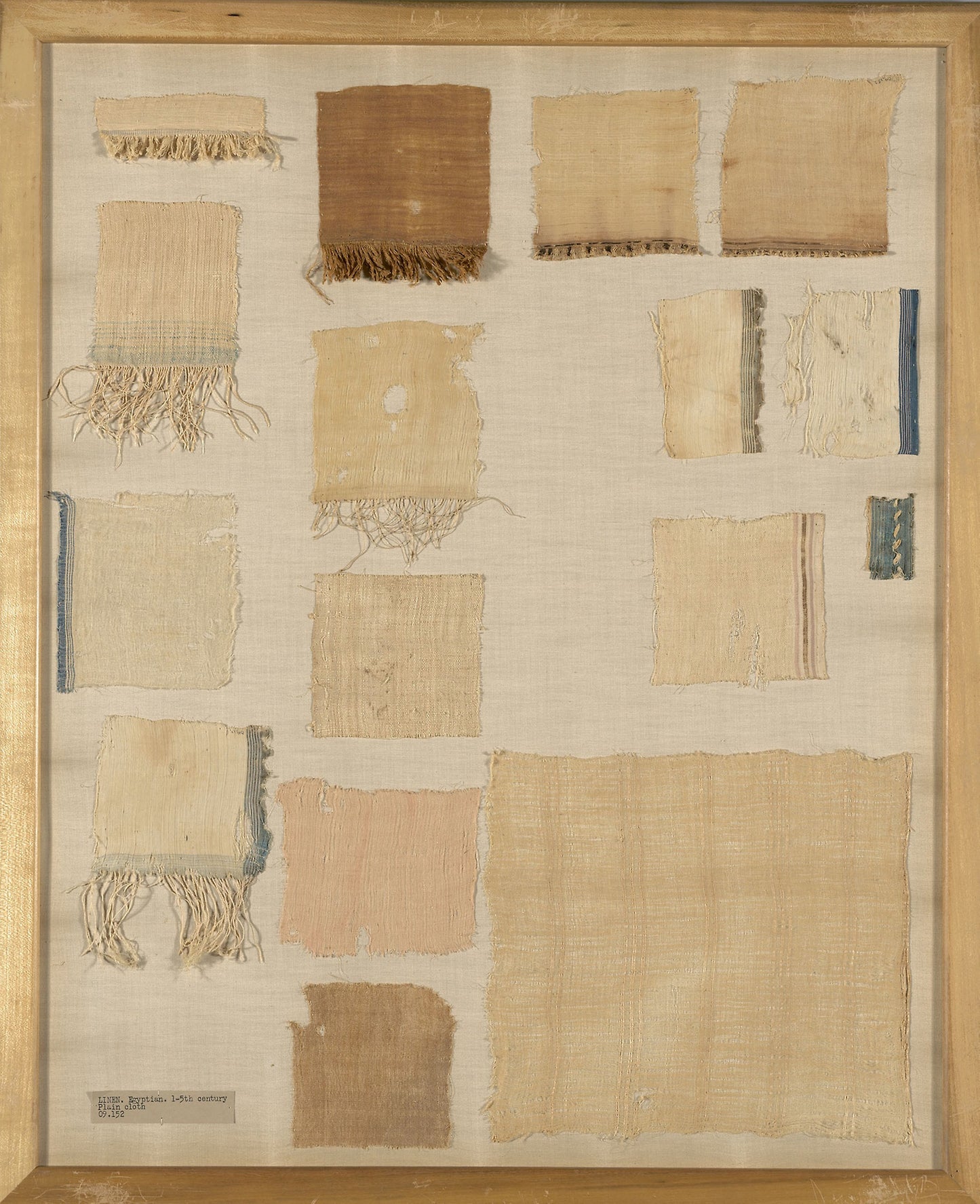Seventy Mummy Wrapping Fragments - Egypt, Poster Print Wall Art