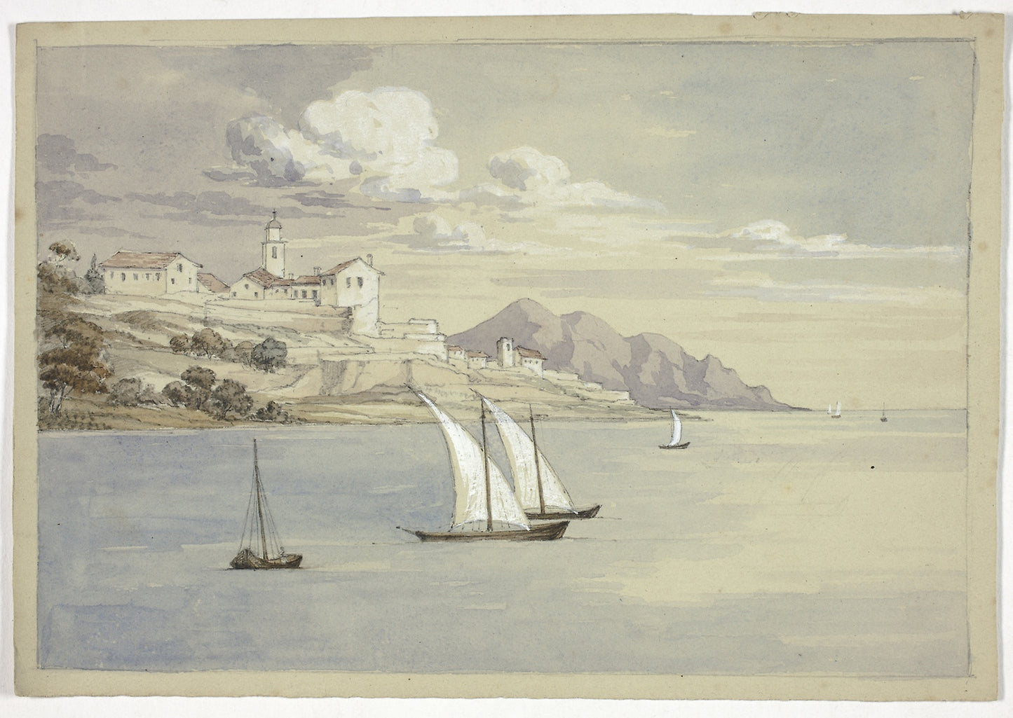 Portofino from the Sea, Genoa - Elizabeth Murray, Poster Print Wall Art