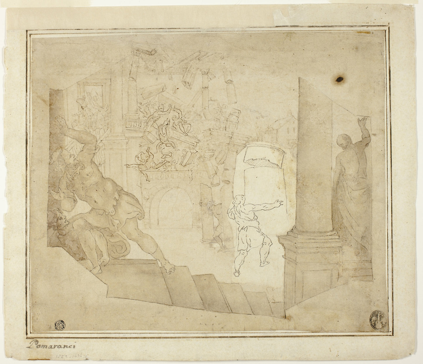 Death of Samson - probably Italian, Poster Print Wall Art