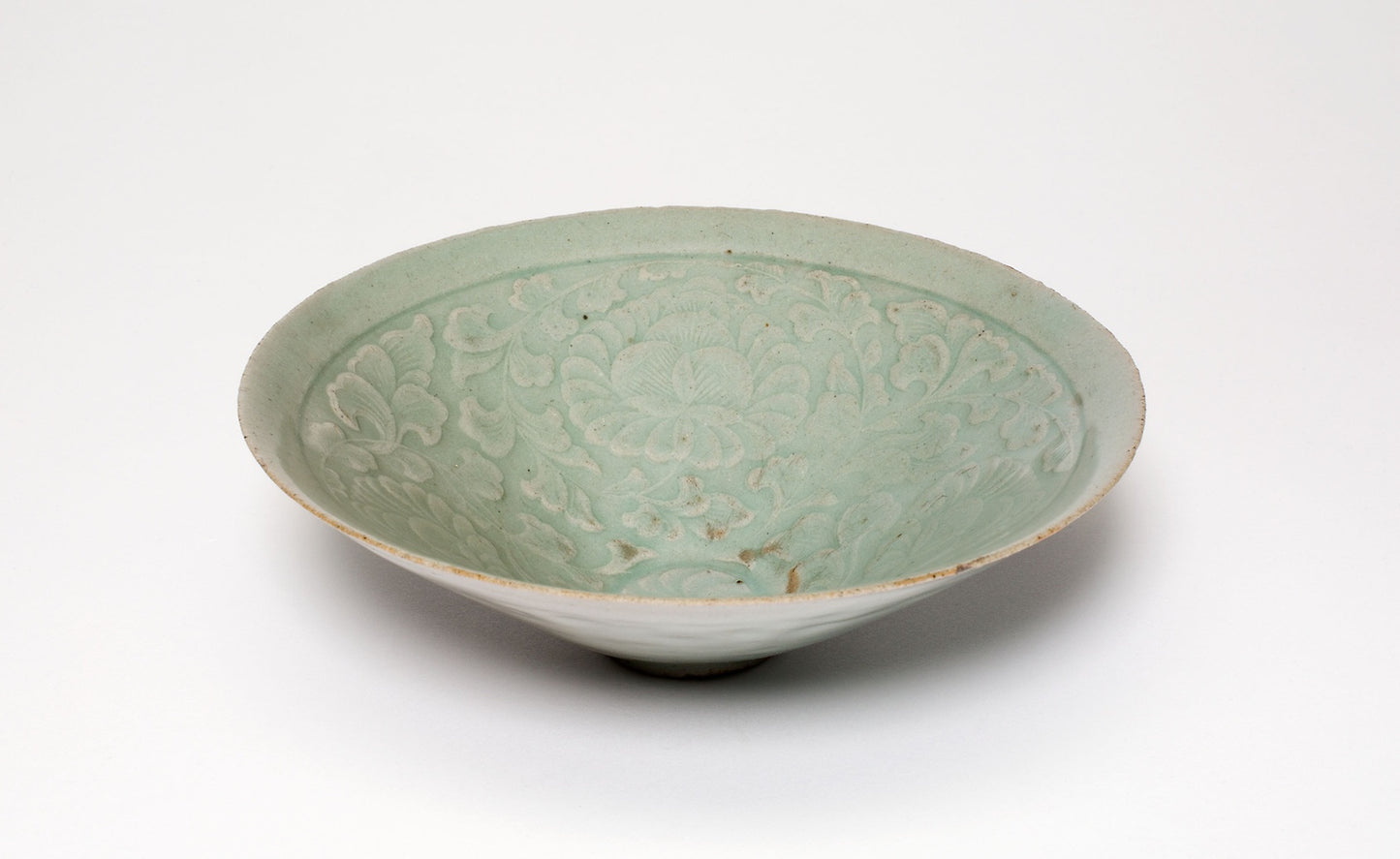 Conical Bowl with Peony Flowers - Korea, Poster Print Wall Art