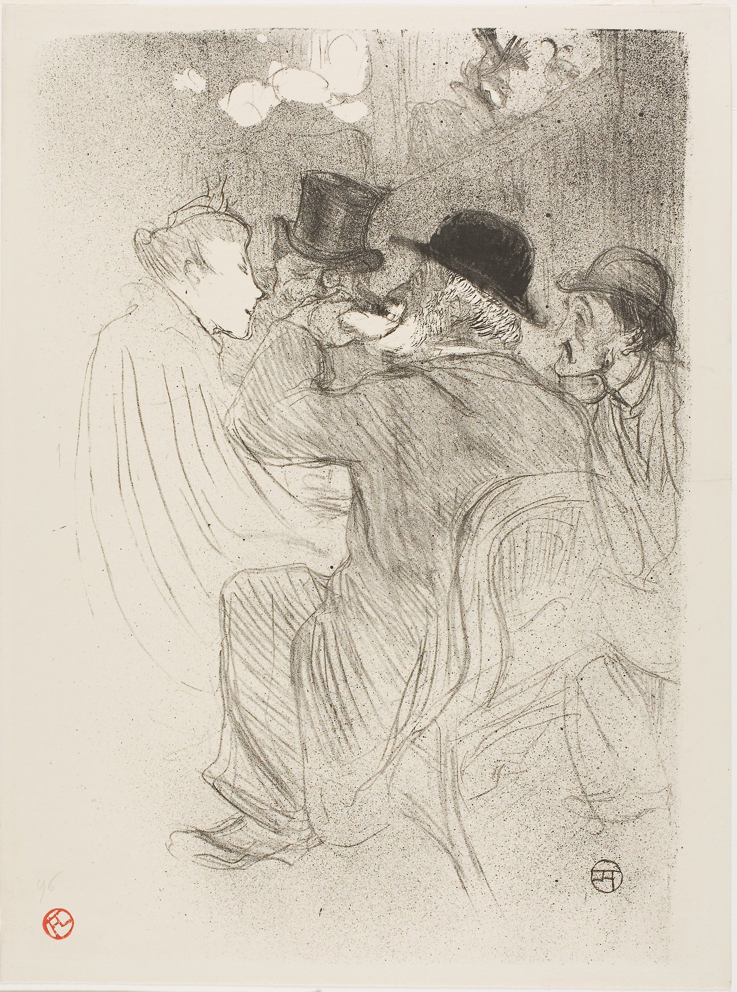 At the Moulin Rouge - A Rude! A Real Rude! - Henri de Toulouse-Lautrec, Poster Print Wall Art