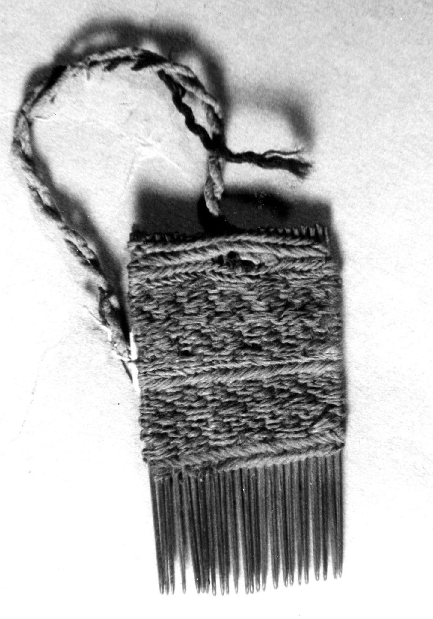 Weaving Comb - Peru, central coast, Rimac Valley, Possibly Santa Clara, Poster Print Wall Art