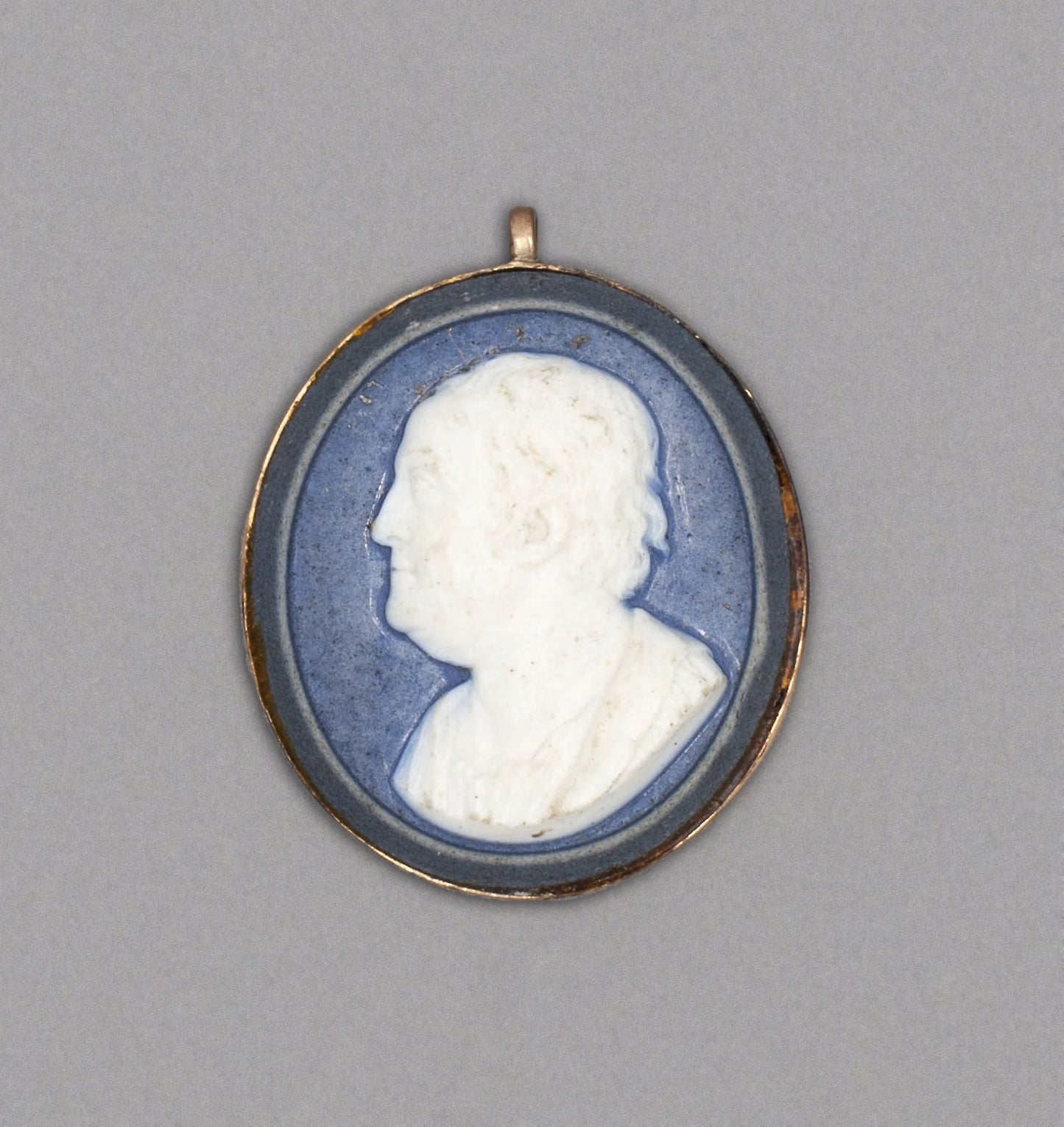 Cameo with Portrait of Benjamin Franklin - Wedgwood Manufactory, Poster Print Wall Art