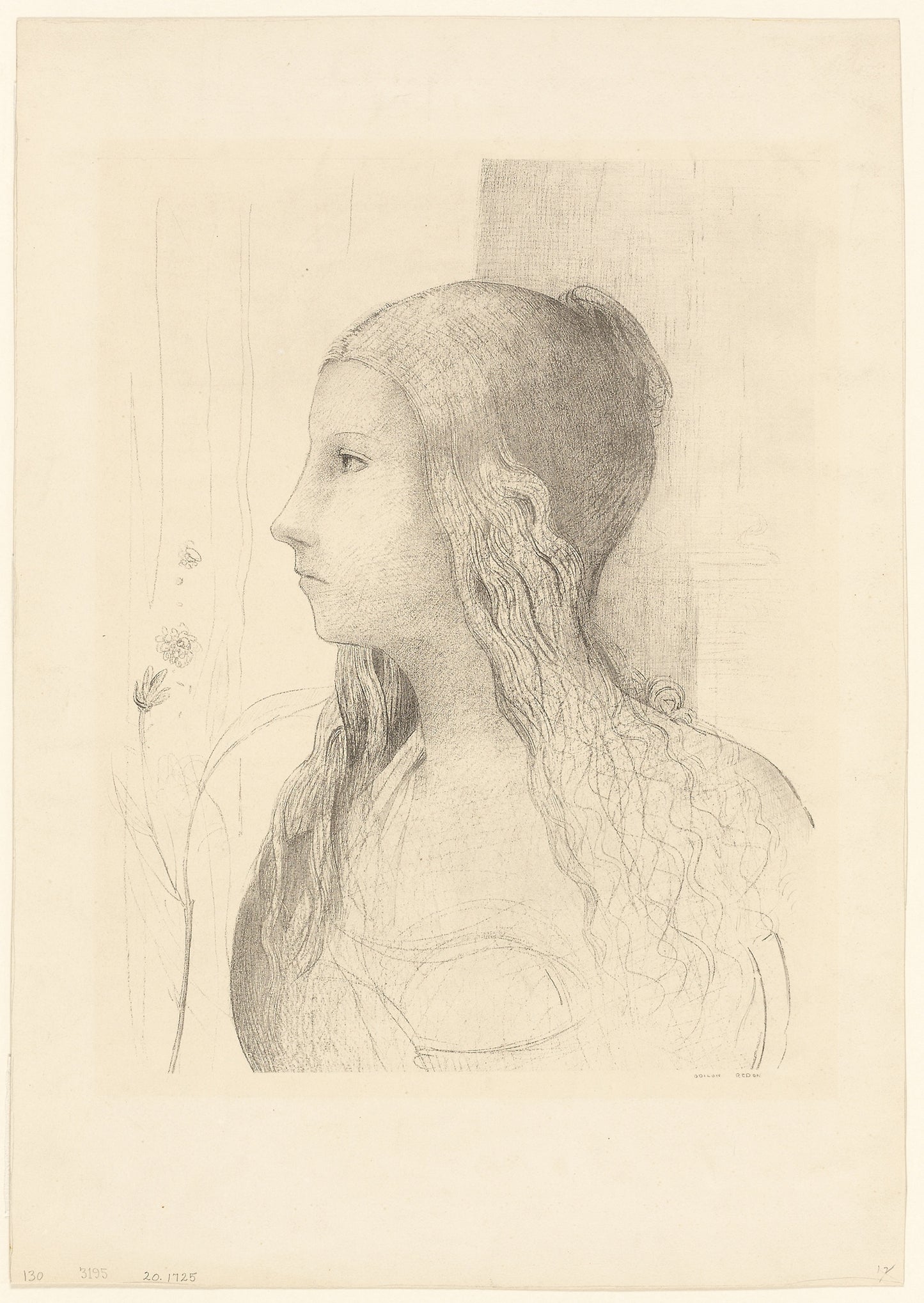 Brünnhilde - Odilon Redon, Poster Print Wall Art