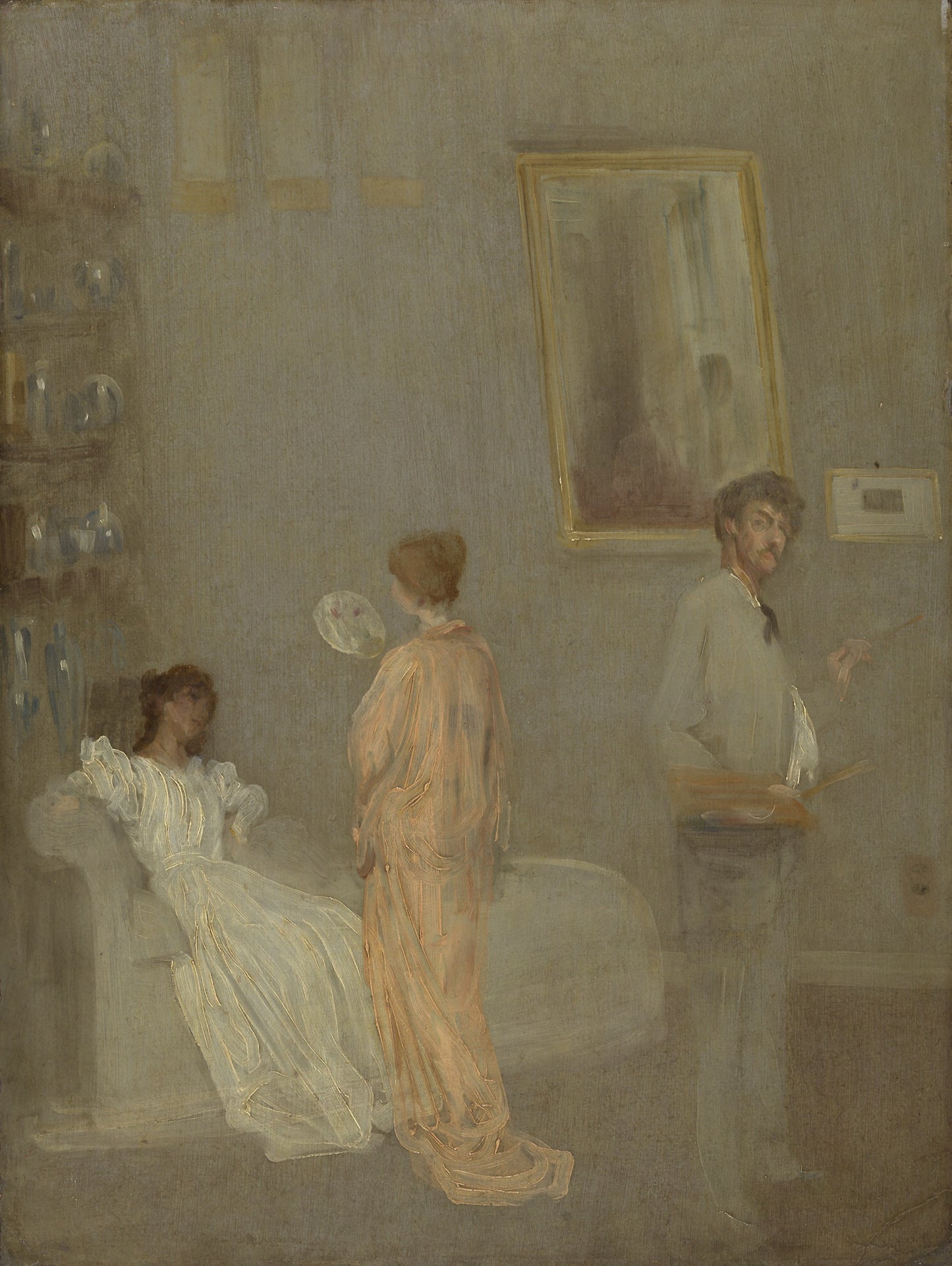 The Artist in His Studio - James McNeill Whistler, Poster Print Wall Art