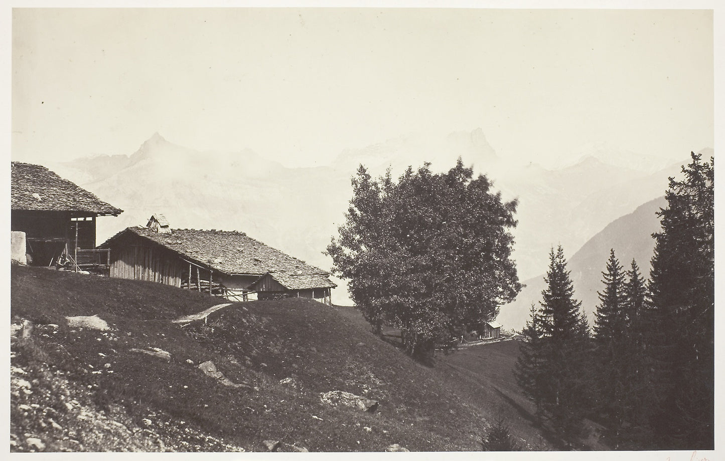 Savoie 47, Le Buet et les Rochers de Fis - Auguste-Rosalie Bisson, Poster Print Wall Art