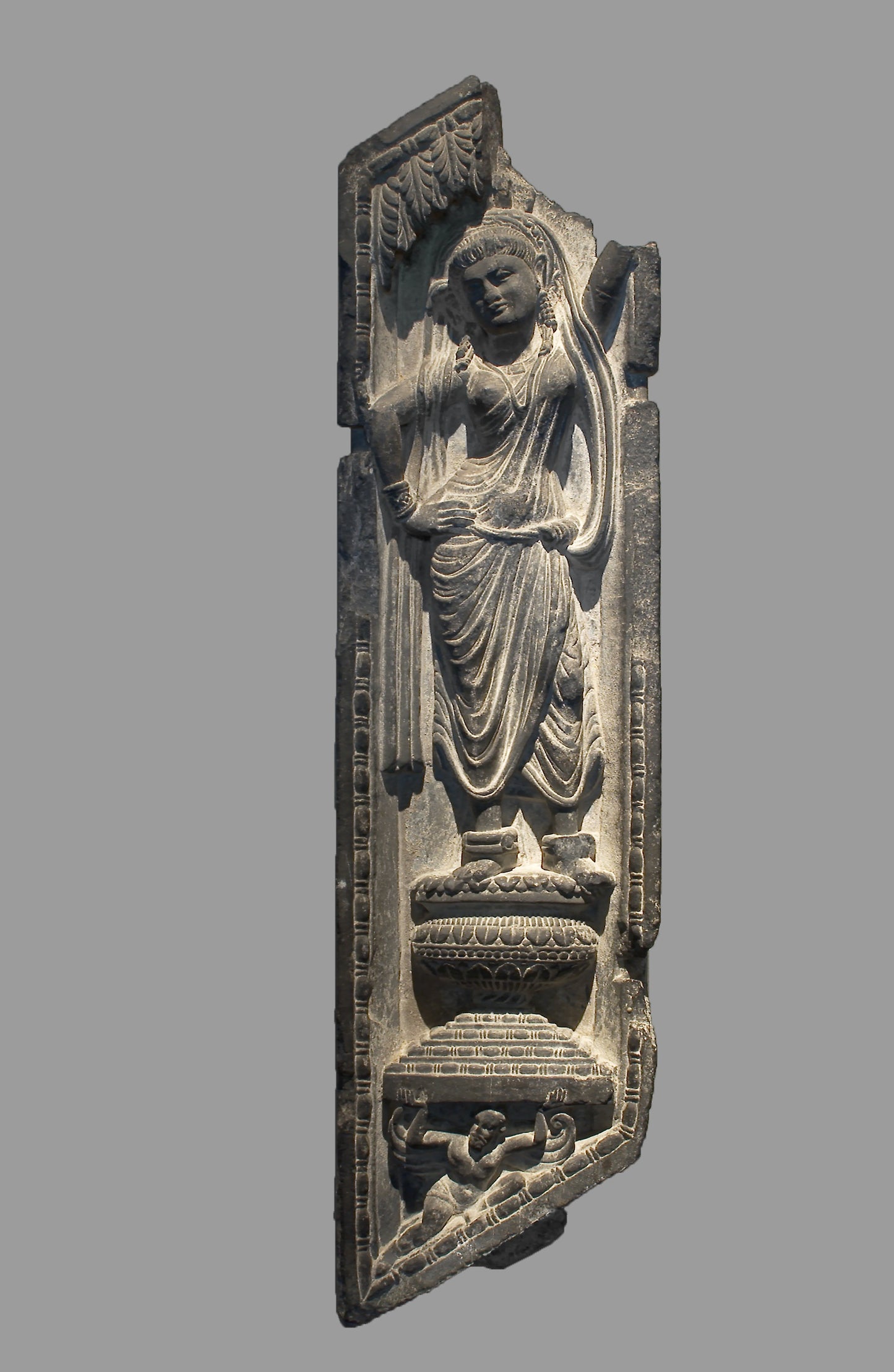 A Yakshi Grasping a Tree - Pakistan, Poster Print Wall Art