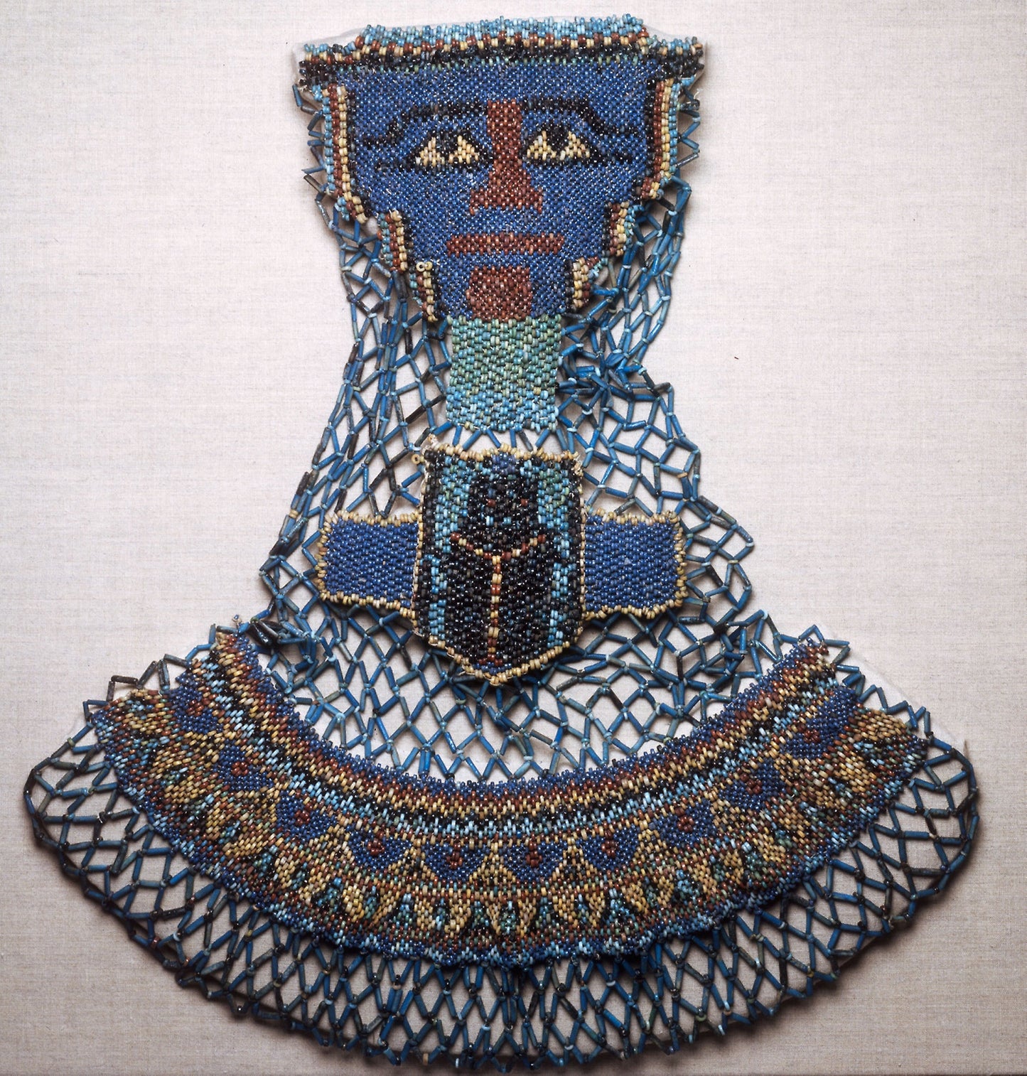 Bead Net Mummy Shroud - Egyptian, Poster Print Wall Art