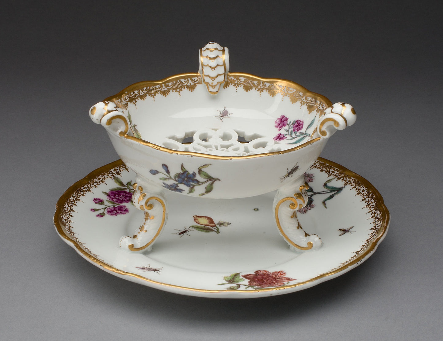 Chafing Dish or Plate Warmer - Meissen Porcelain Manufactory, Poster Print Wall Art