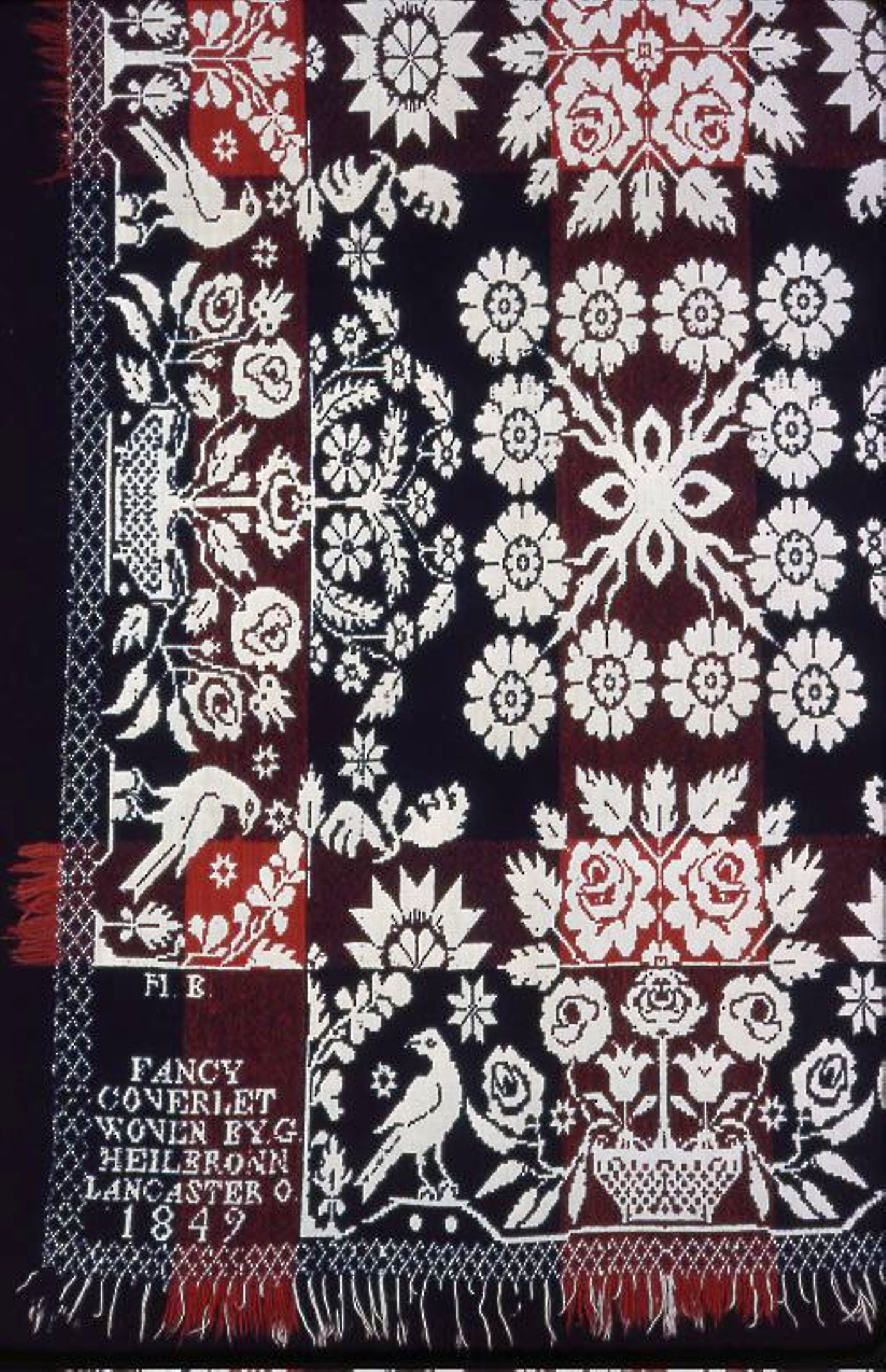 Coverlet - George Heilbronn (American, born French, c. 1811-1874), Poster Print Wall Art