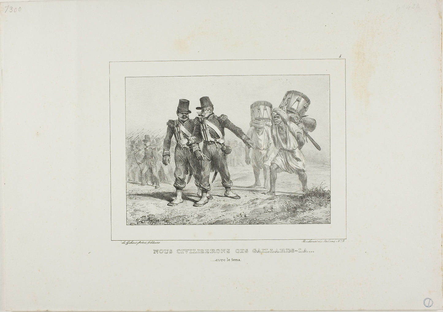 We Will Civilize those Fellows... with Time - Denis Auguste Marie Raffet (French, 1804-1860), Poster Print Wall Art