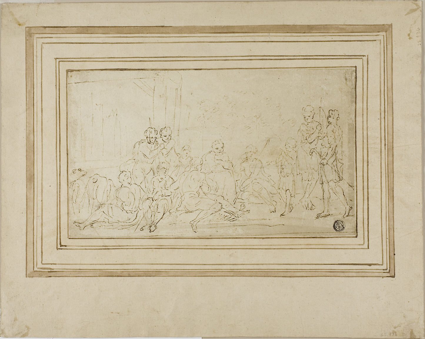 Joseph Interpreting His Dreams to his Brothers - Style of Giuseppe Diamantini, Poster Print Wall Art
